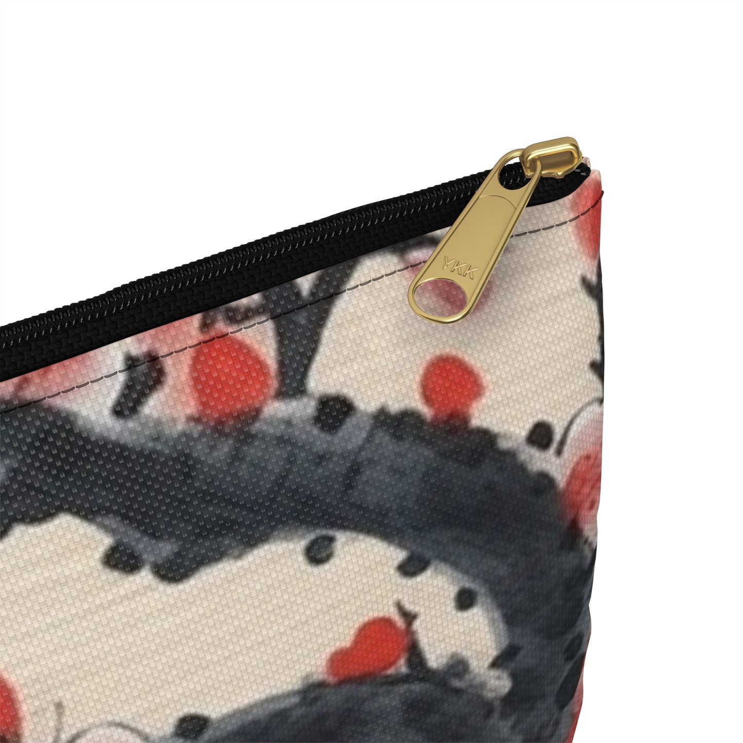 Enchanting Petal Symphony: Accessory Pouch Celebrating Cherry Blossom Tree Drawings