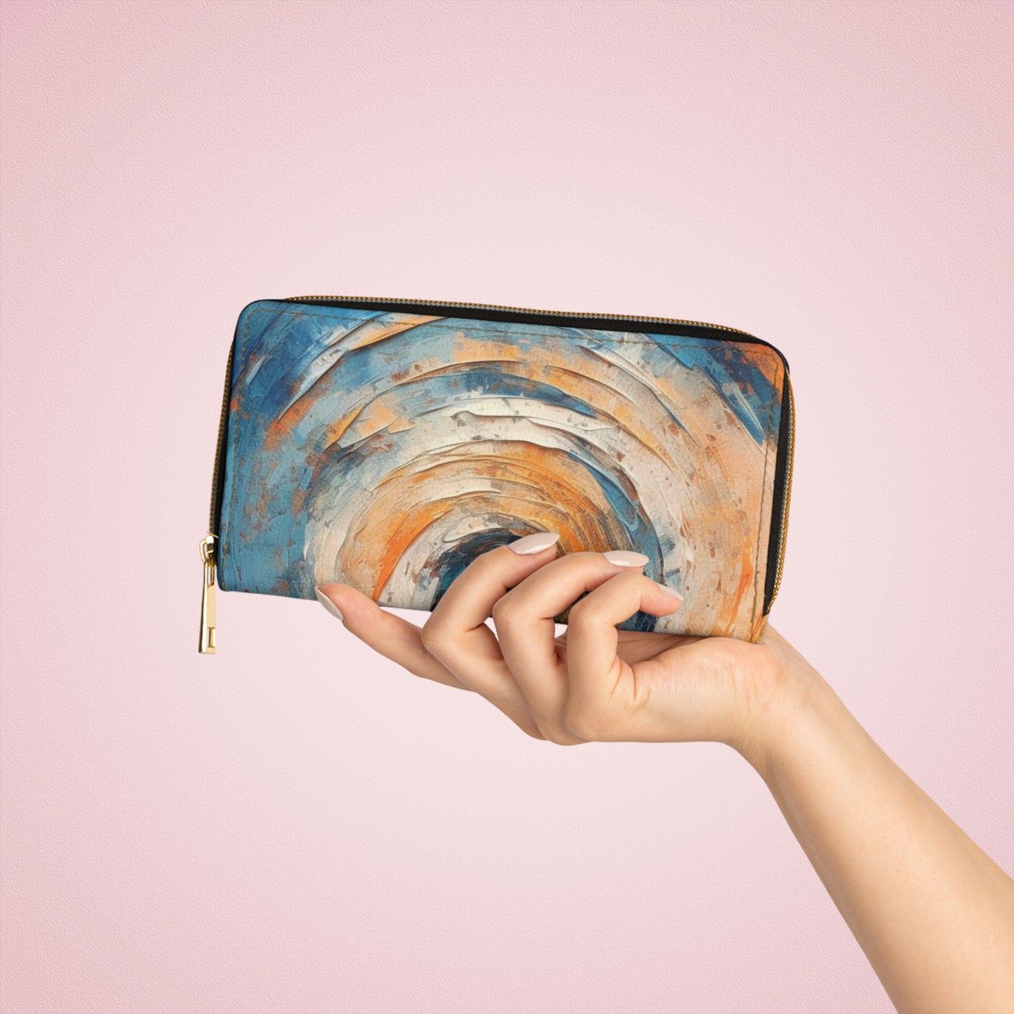 Best Midcentury Modern Abstract Art Zipper Wallet