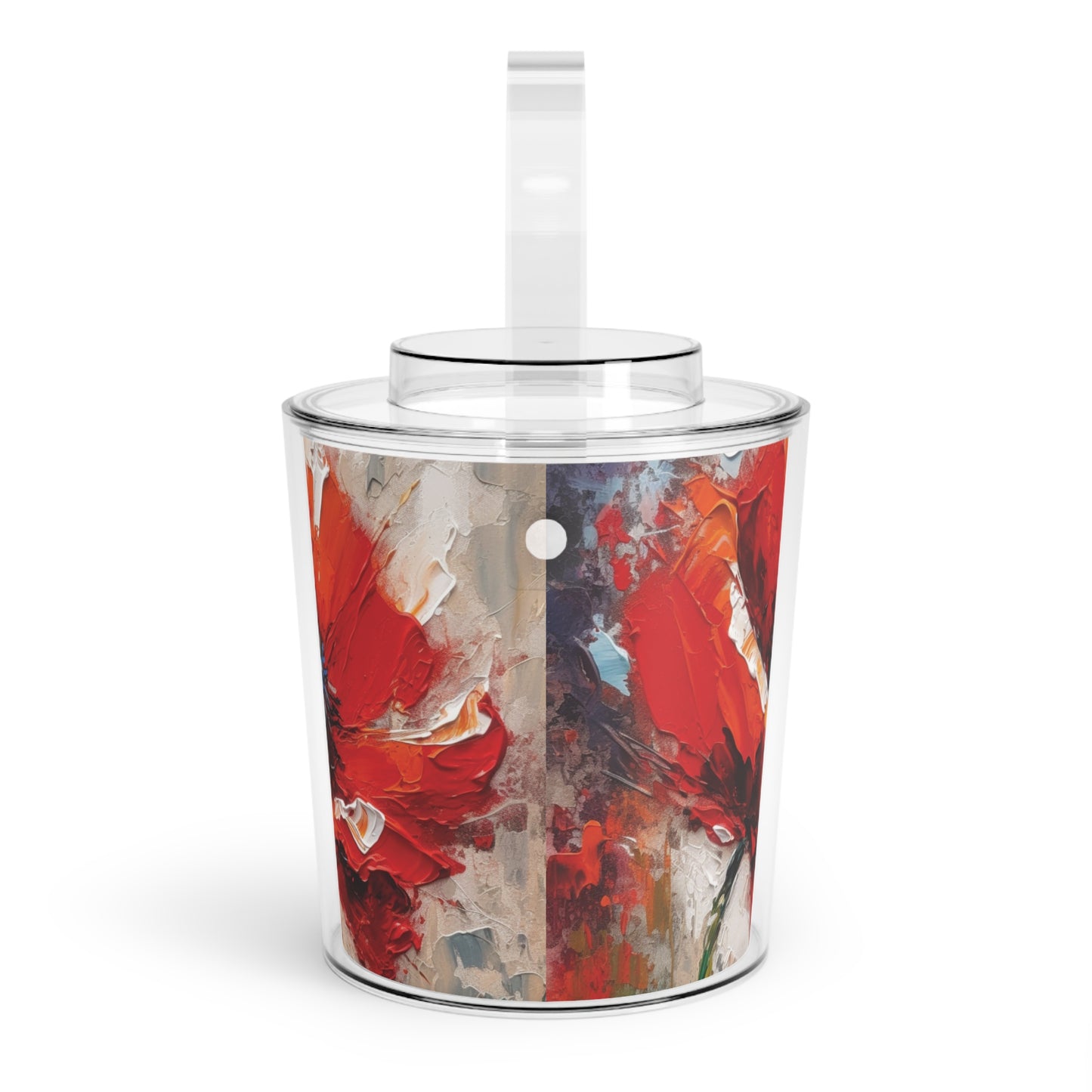 Unleash Your Creativity with Poppy Ice Bucket with Tongs: A Blossoming Artistic Journey