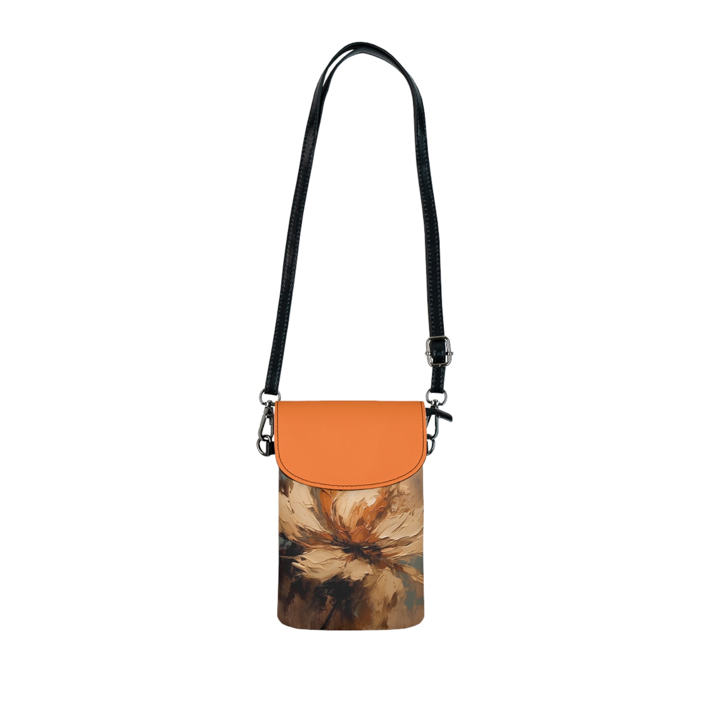 Artistic Fusion: Small Cell Phone Wallet Infused with Tan Hua-Inspired Abstract Art