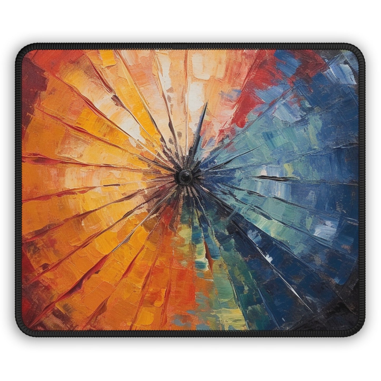 Abstract Art Gaming Mouse Pad: Japanese Umbrella, A Reflection of Creativity