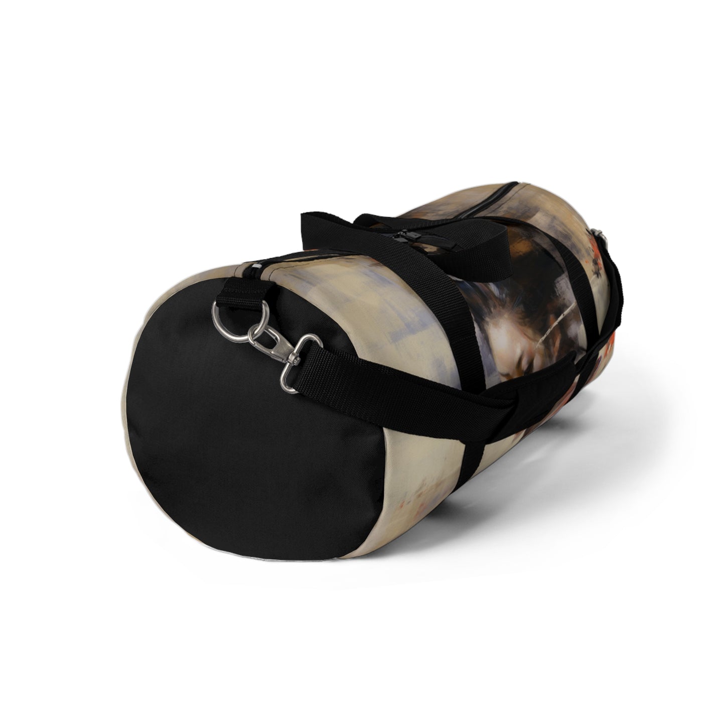 Japanese-Inspired Abstract Oil Painting Duffel Bag:Celebrating Geisha Beauty