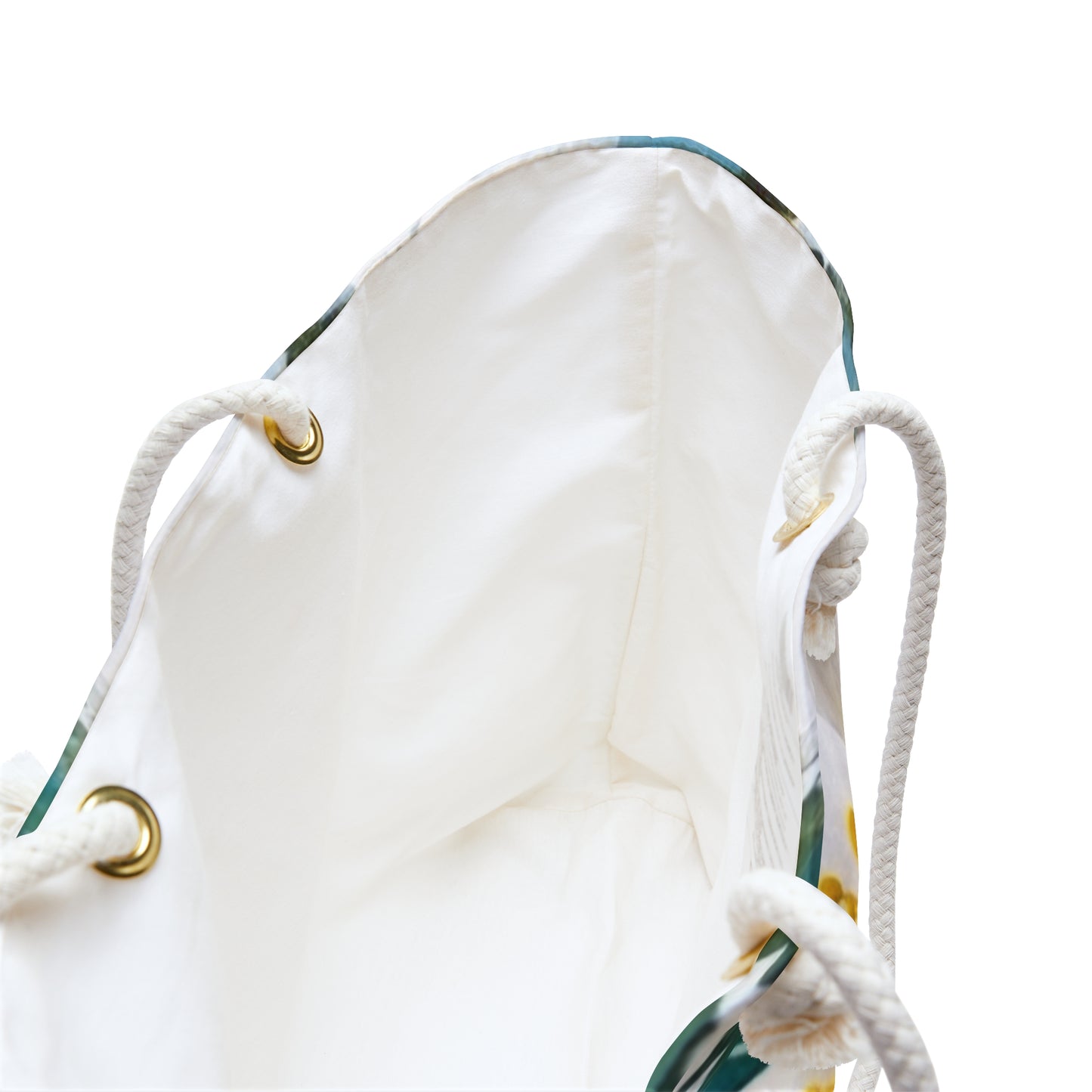 Ethereal Elegance: Weekender Bag featuring an Abstract Oil Painting of Jasmine