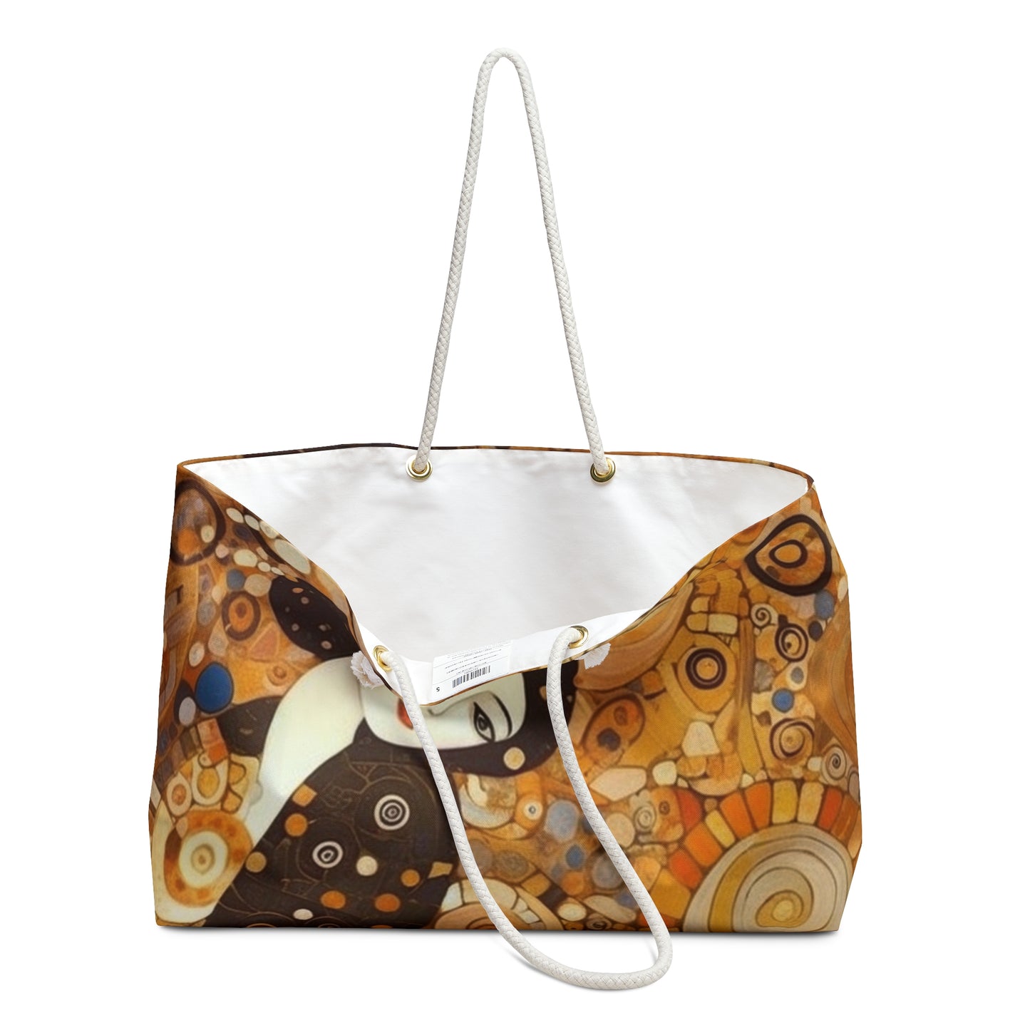 Sensual Symmetry: Weekender Bag Embodying the Essence of Symbolism in 19th Century Art