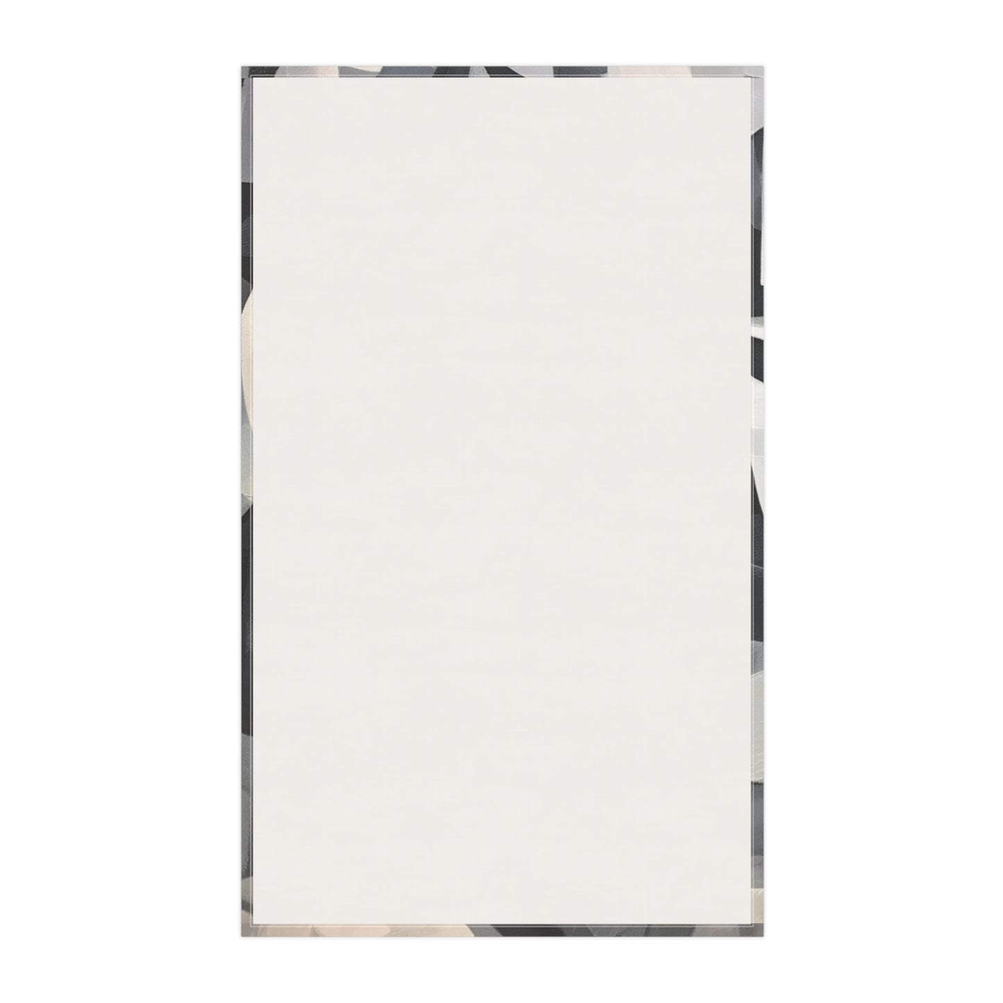 Abstract Oil Paint Kitchen Towel: Cubist Artistry in a Portable Masterpiece