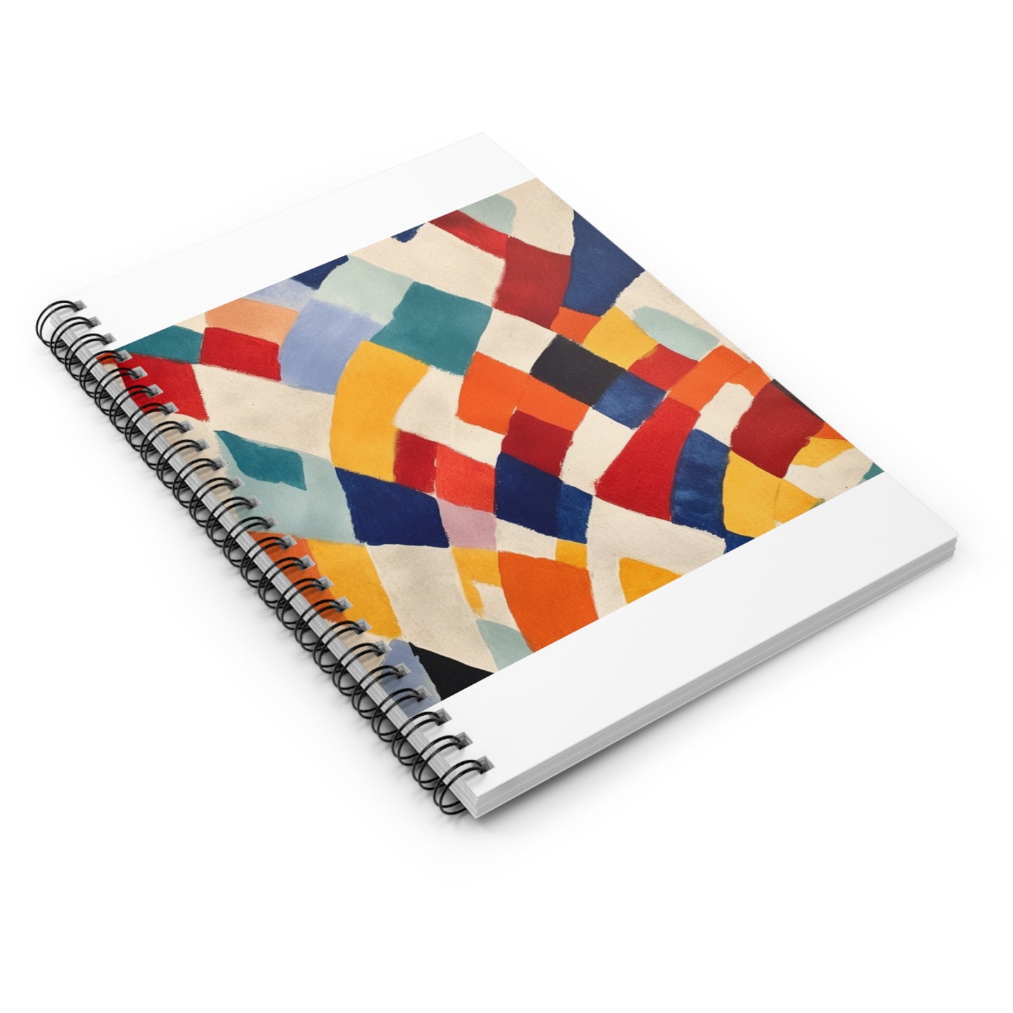 Colorful Shapes: Abstract Painting Notebook