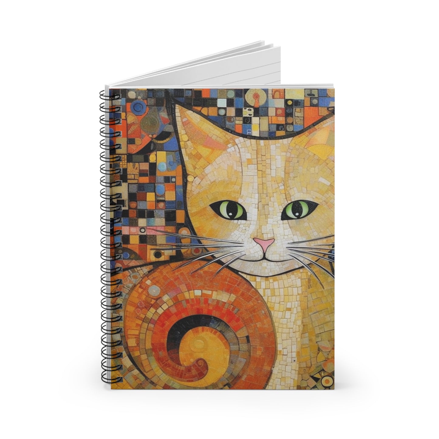 Timeless Beauty: Vienna Secession-Inspired Spiral Notebook