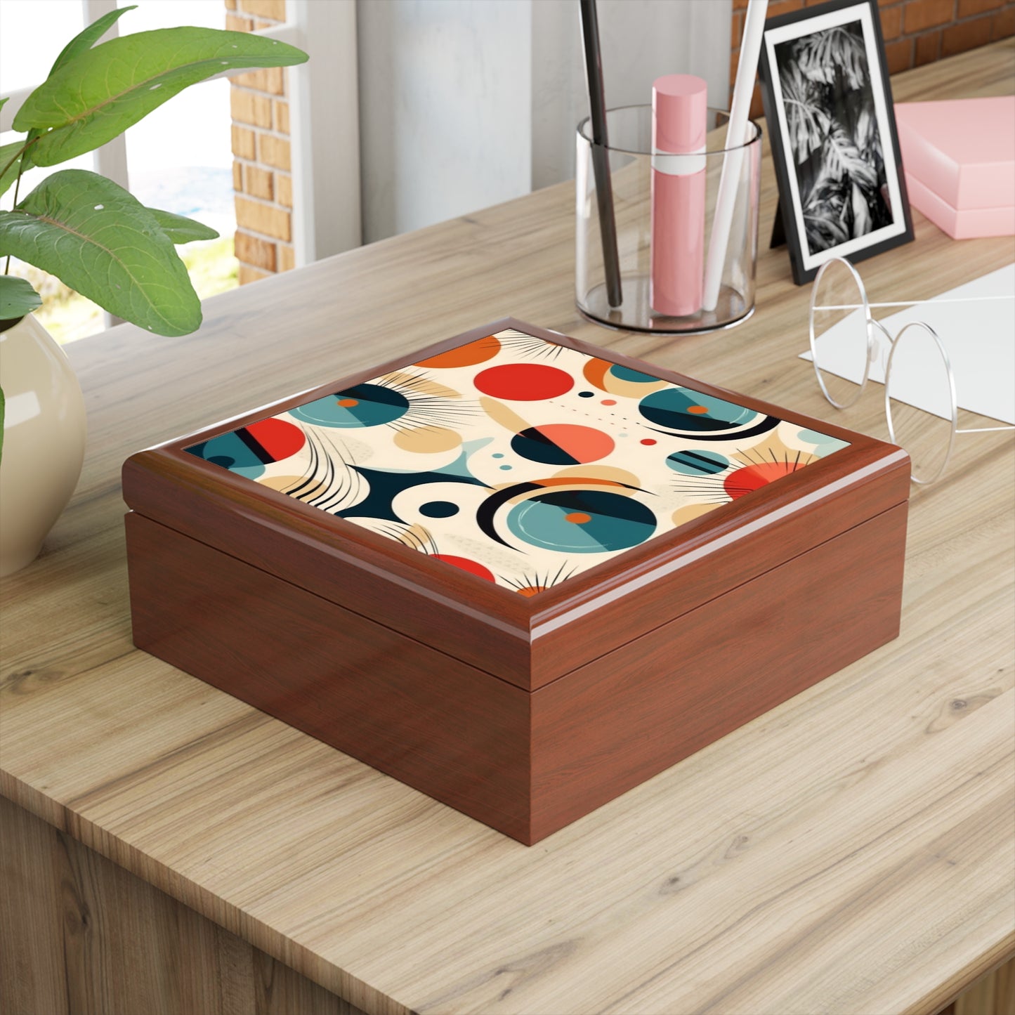 Abstract Elegance: Midcentury Modern Jewelry Box