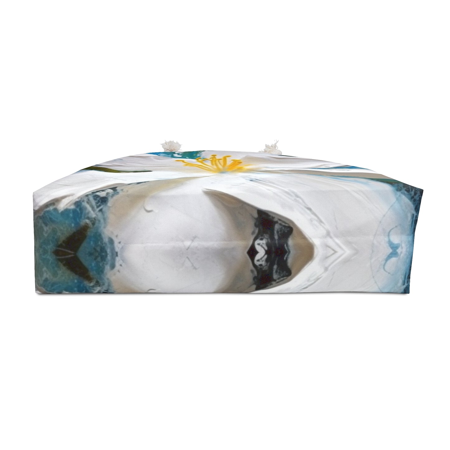 Ethereal Elegance: Weekender Bag featuring an Abstract Oil Painting of Jasmine