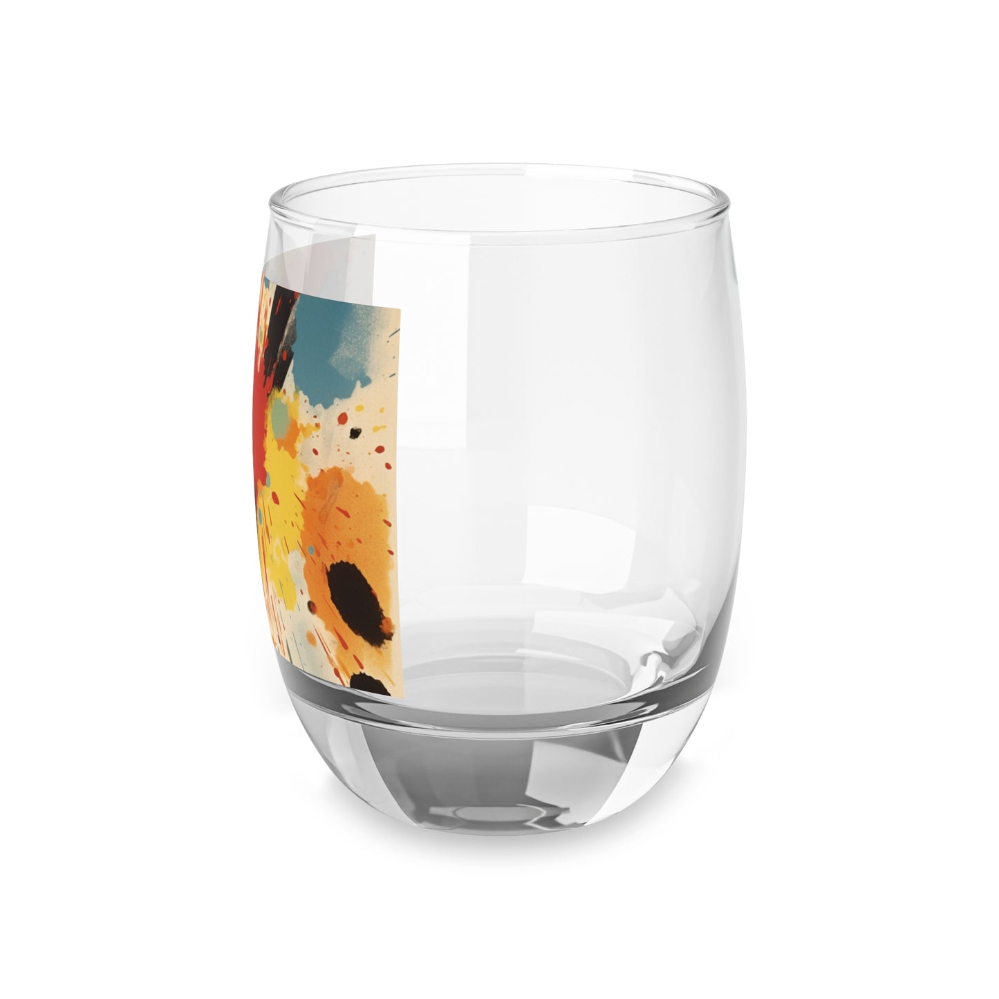 Whiskey Glass of Abstract Impressions: A Blend of Gutai and American Art