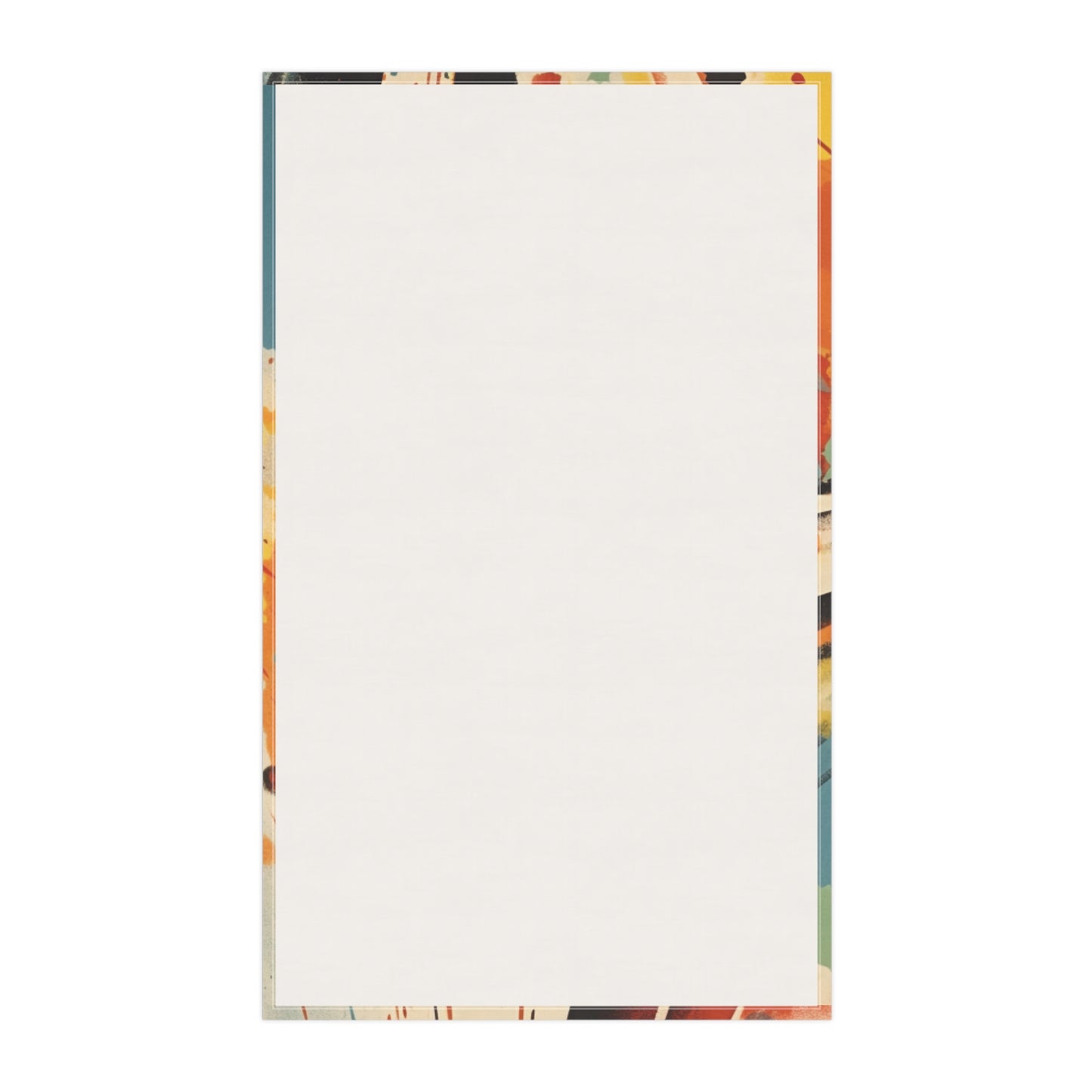 Abstract Harmony: Luminous Brushwork Kitchen Towel