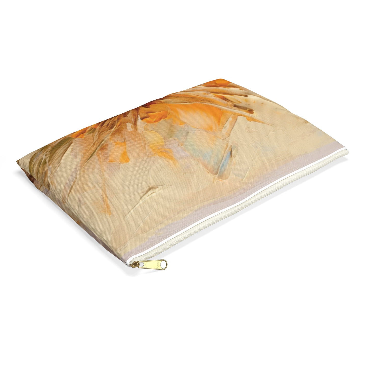 A Brush of Nature's Elegance: Accessory Pouch for Artistic Flower Lovers
