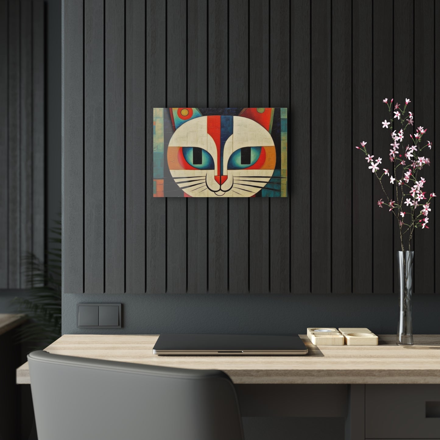 Artistic Vintage Vibes: Picasso-Inspired Midcentury Modern Acrylic Prints for Retro Fashion