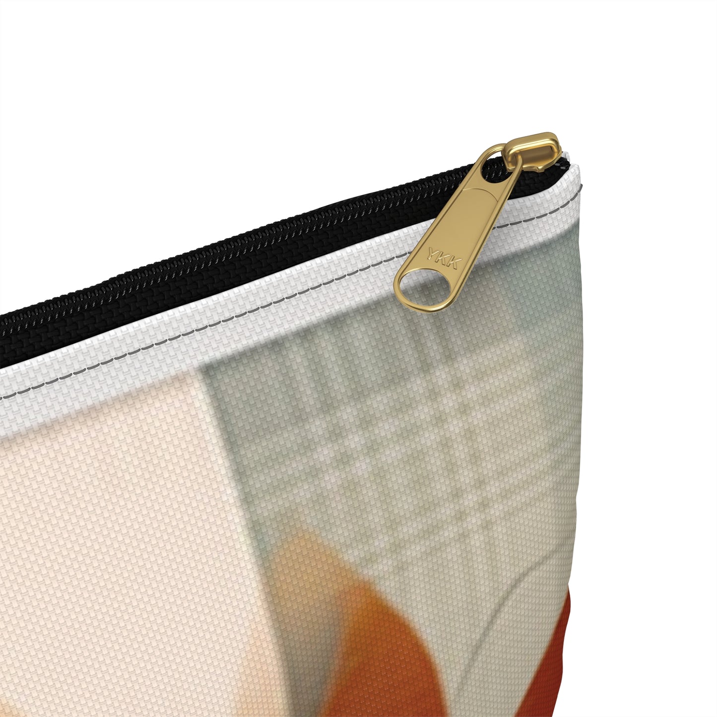 Botanical Chic: Flower Drawings and Minimalist Accessory Pouch Design with Midcentury Flair