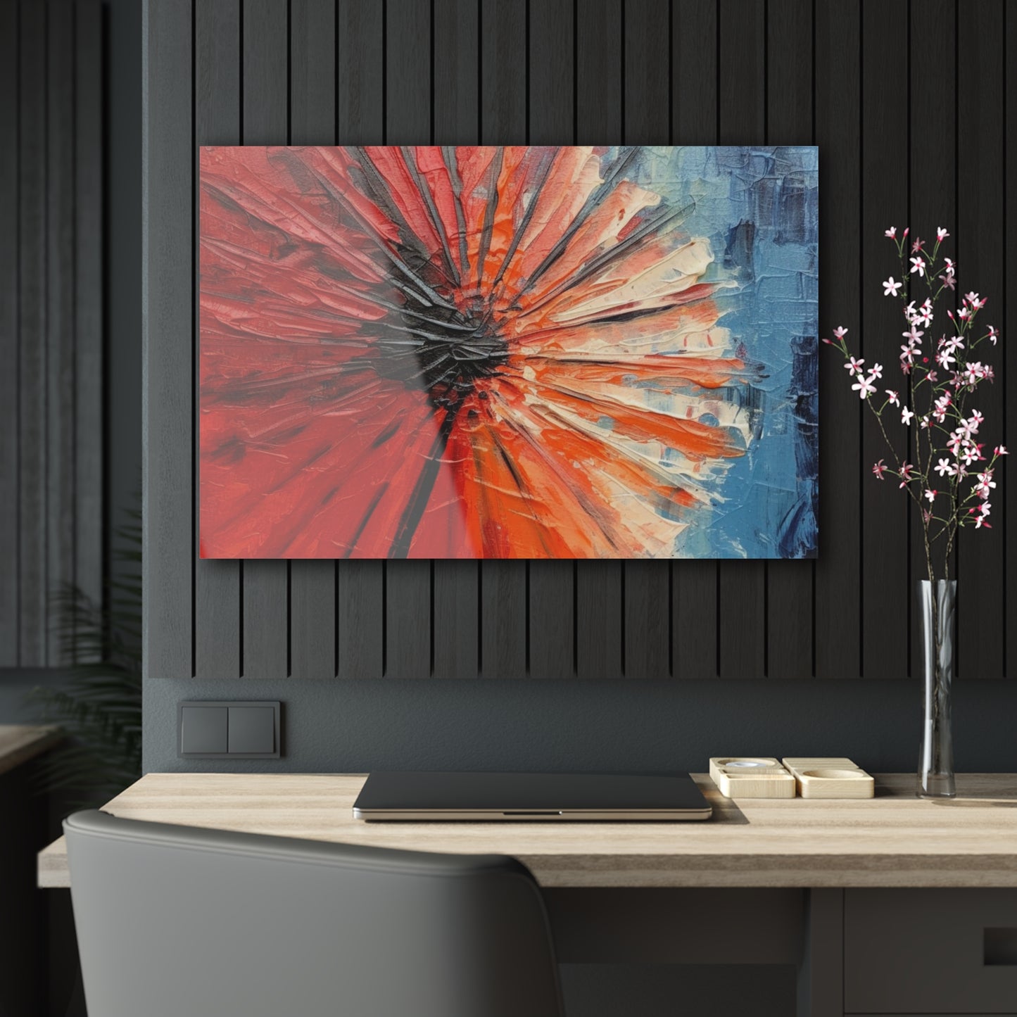 Umbrella Painting Acrylic Prints: Channel Your Inner Artist with Abstract Oil Paint
