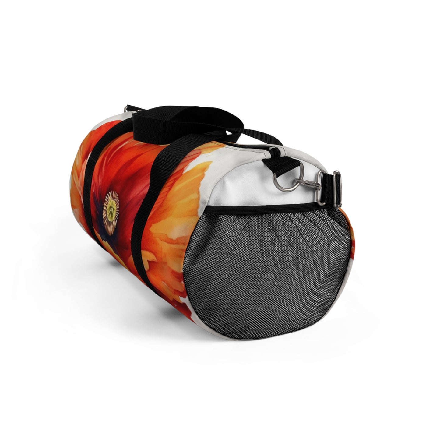 Stunning Poppy Flower Watercolor Duffel Bag: A Blossoming Experience