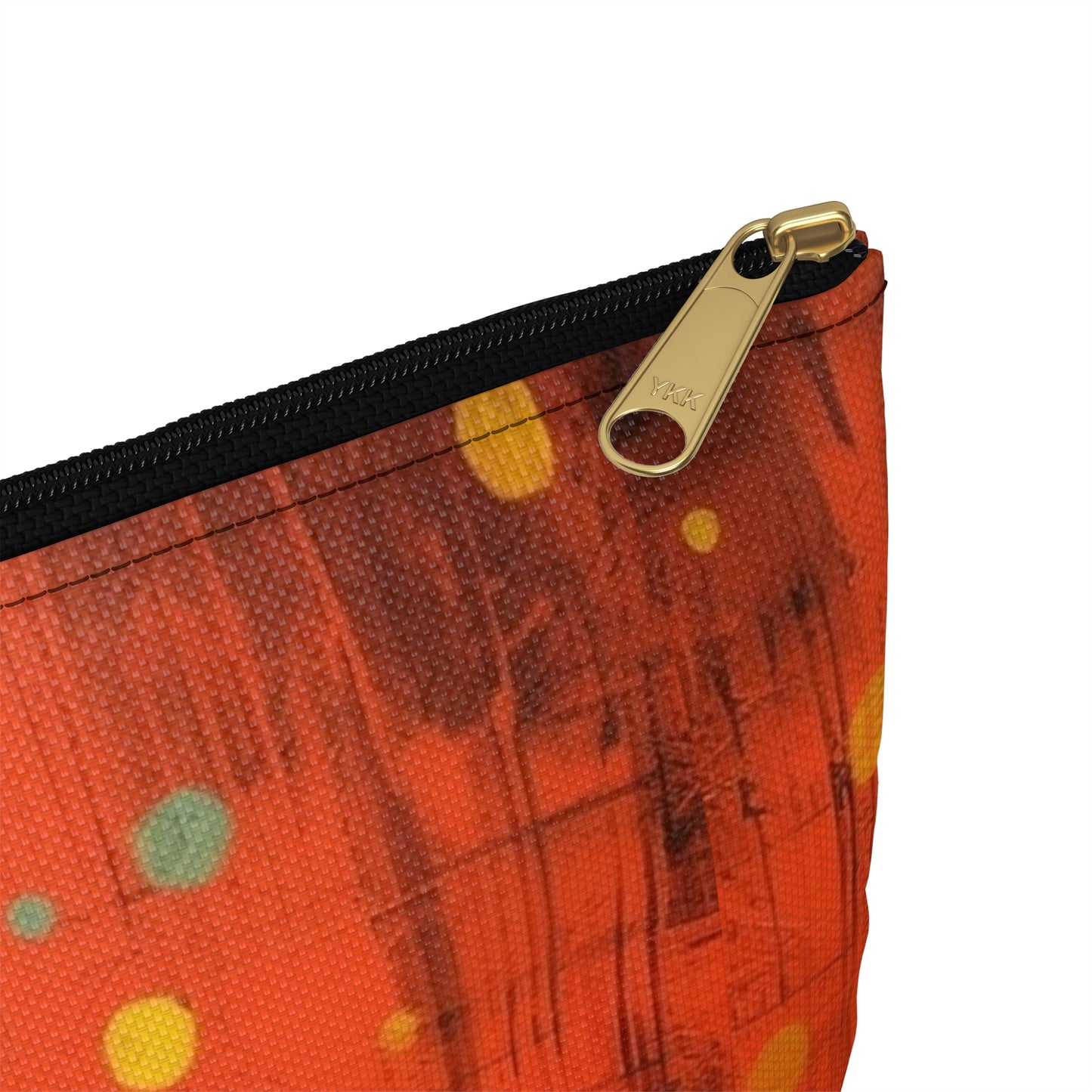 Fashionably Retro Feline: Midcentury Modern Accessory Pouch with a Vintage Cat-Inspired Flair