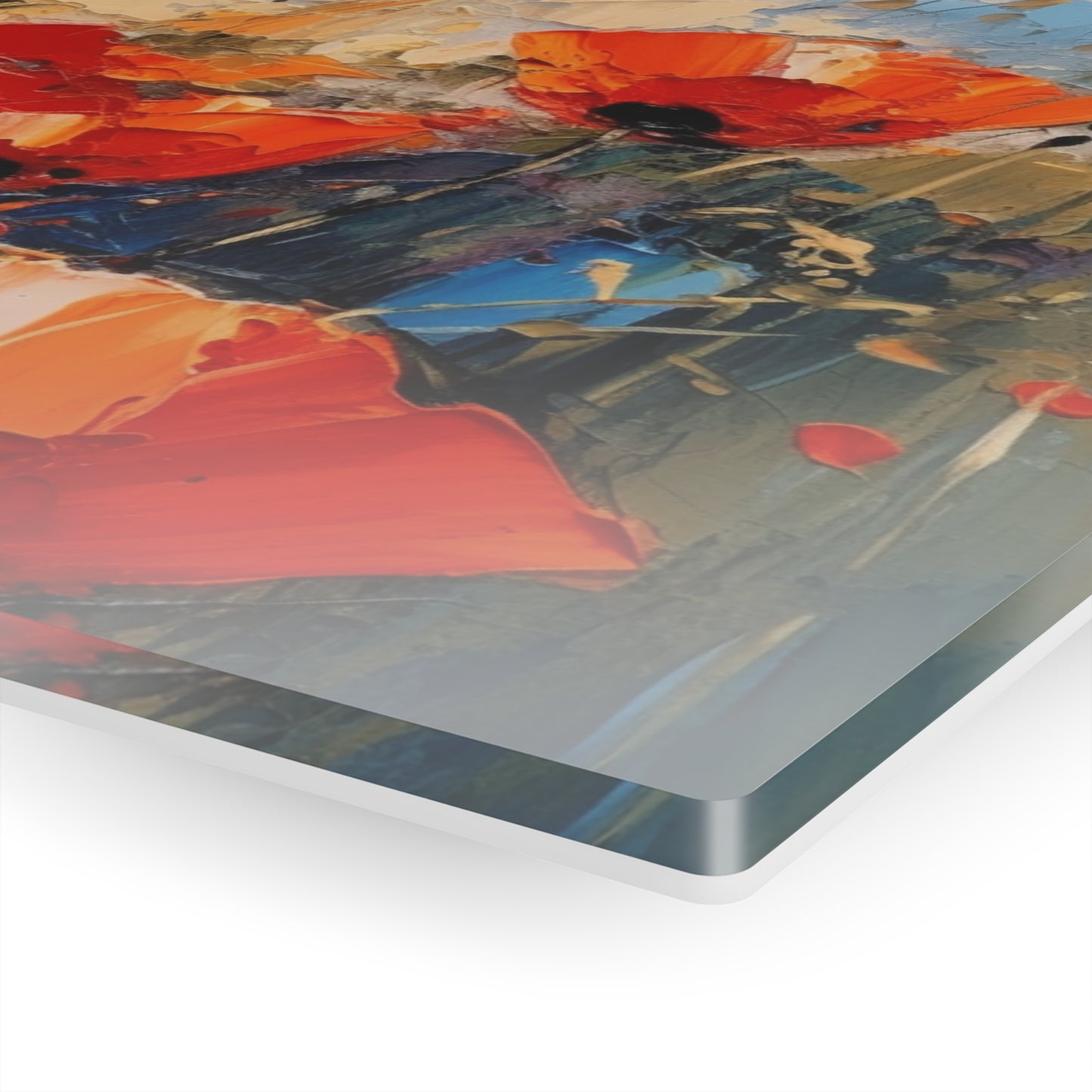 Acrylic Prints Paradise: Abstract Poppy Artwork and Flower Drawings