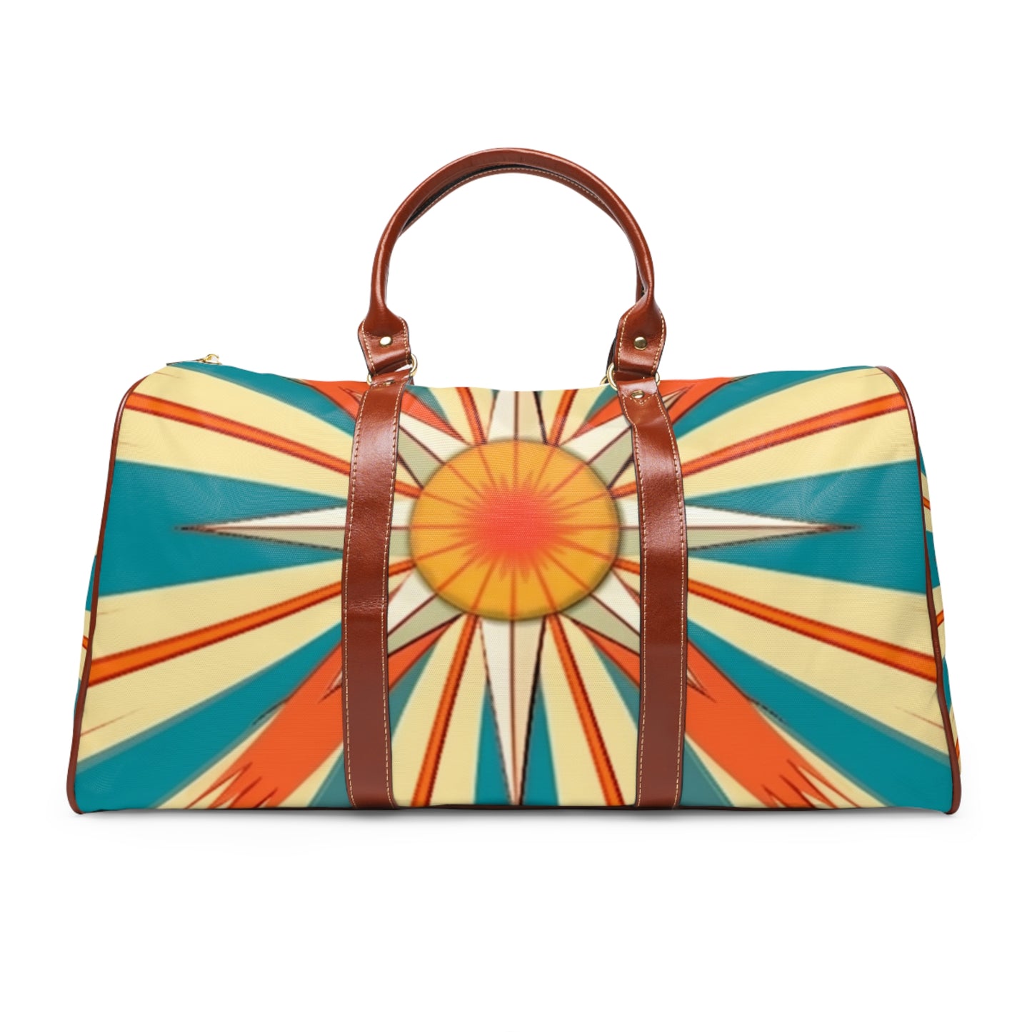 1950s Fashion Starburst Candy Colored Waterproof Travel Bag for Men