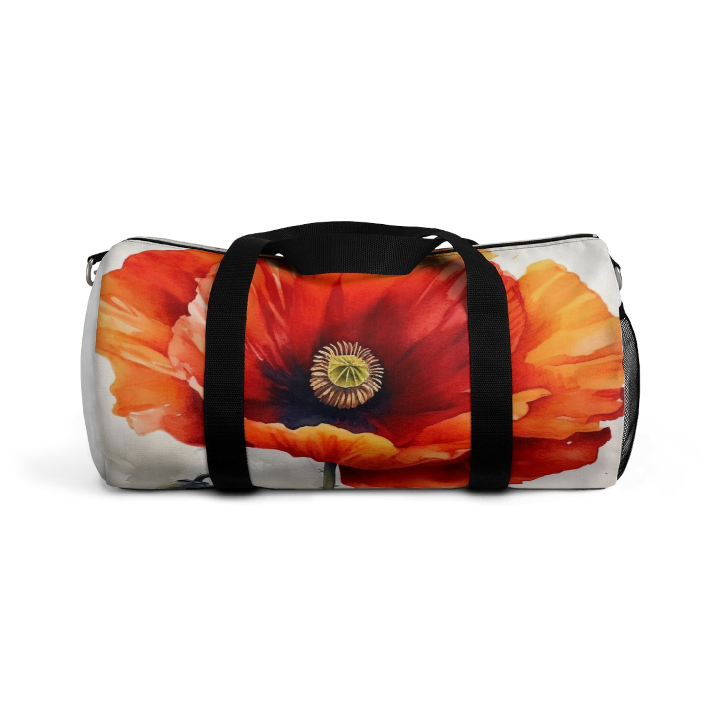 Stunning Poppy Flower Watercolor Duffel Bag: A Blossoming Experience