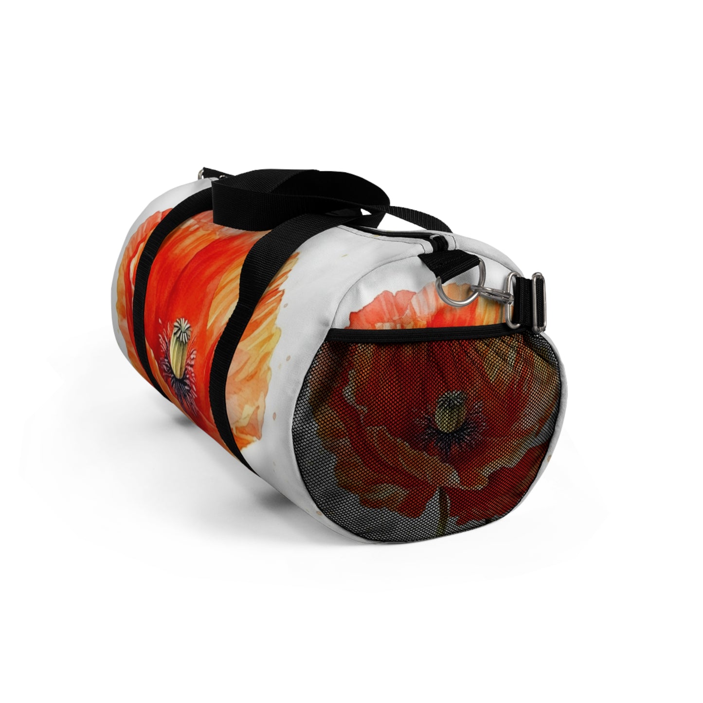 Watercolor Poppy Garden Duffel Bag: Unleash the Beauty of Nature