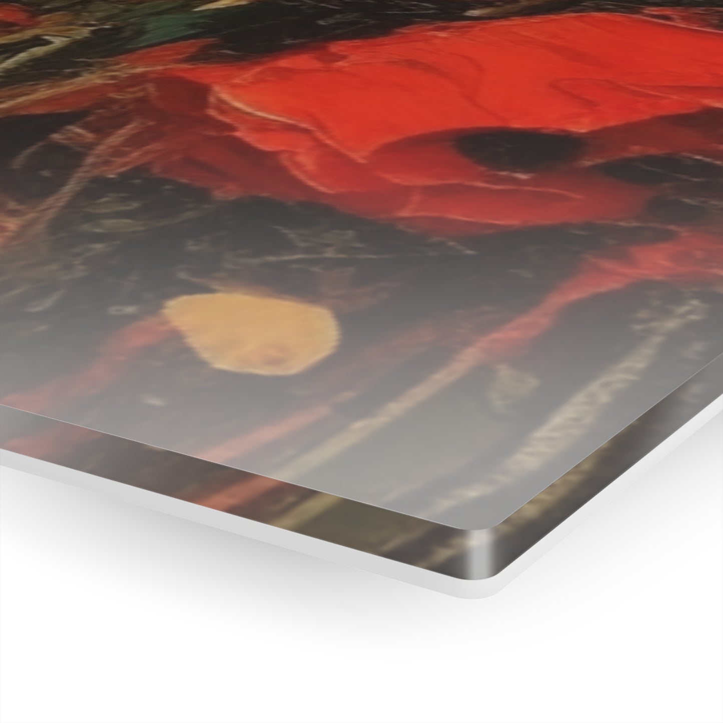 Abstract Poppy Fields: Acrylic Prints for Artistic Inspiration
