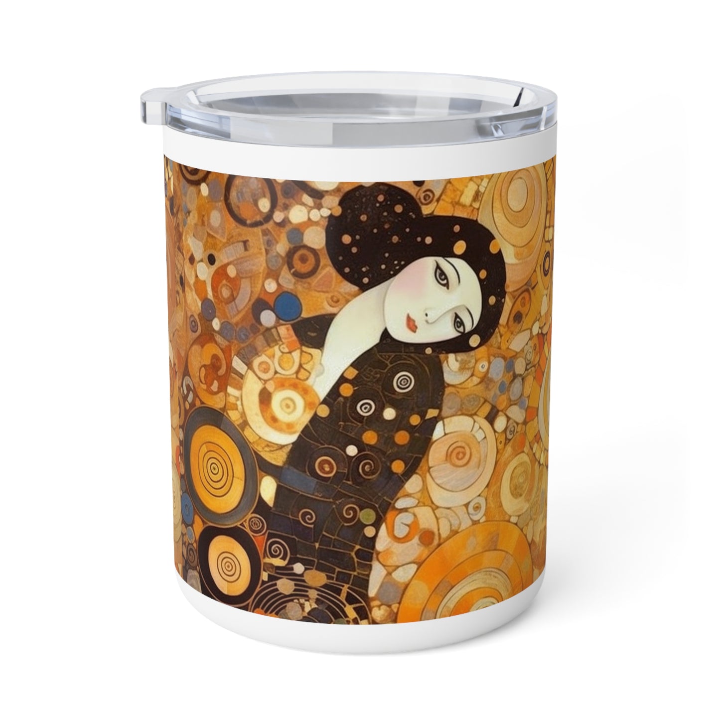 Elevate Your Sip with Gustav Klimt Women: Insulated Coffee Mug