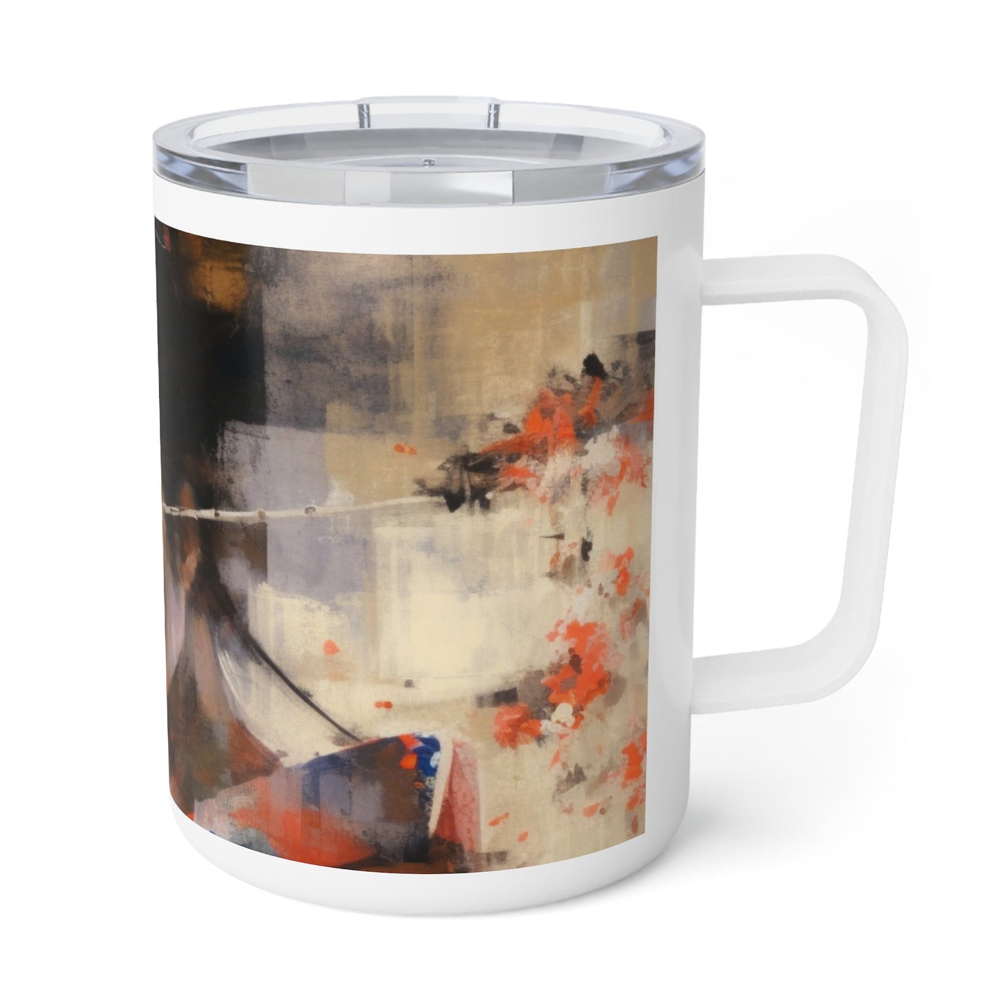 Geisha-Inspired Abstract Elegance: Unleash Your Creativity