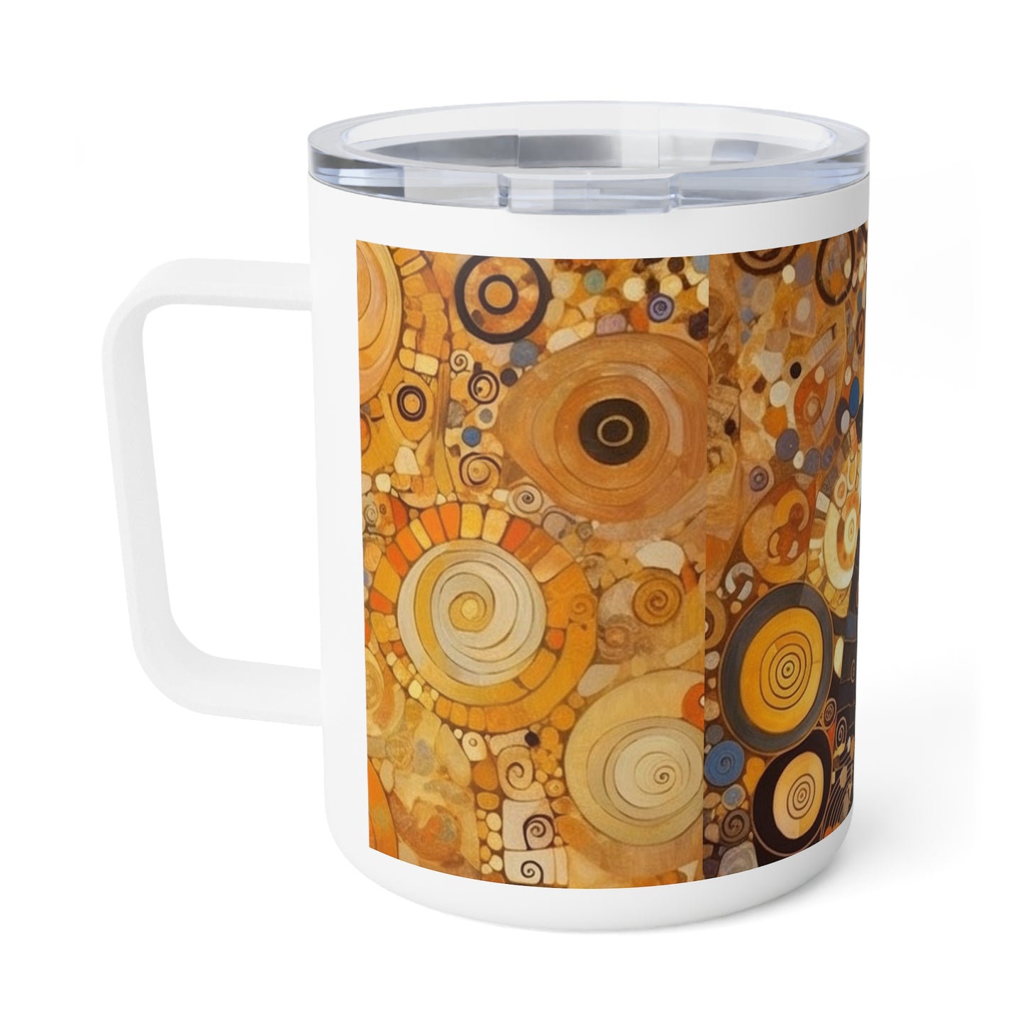 Elevate Your Sip with Gustav Klimt Women: Insulated Coffee Mug