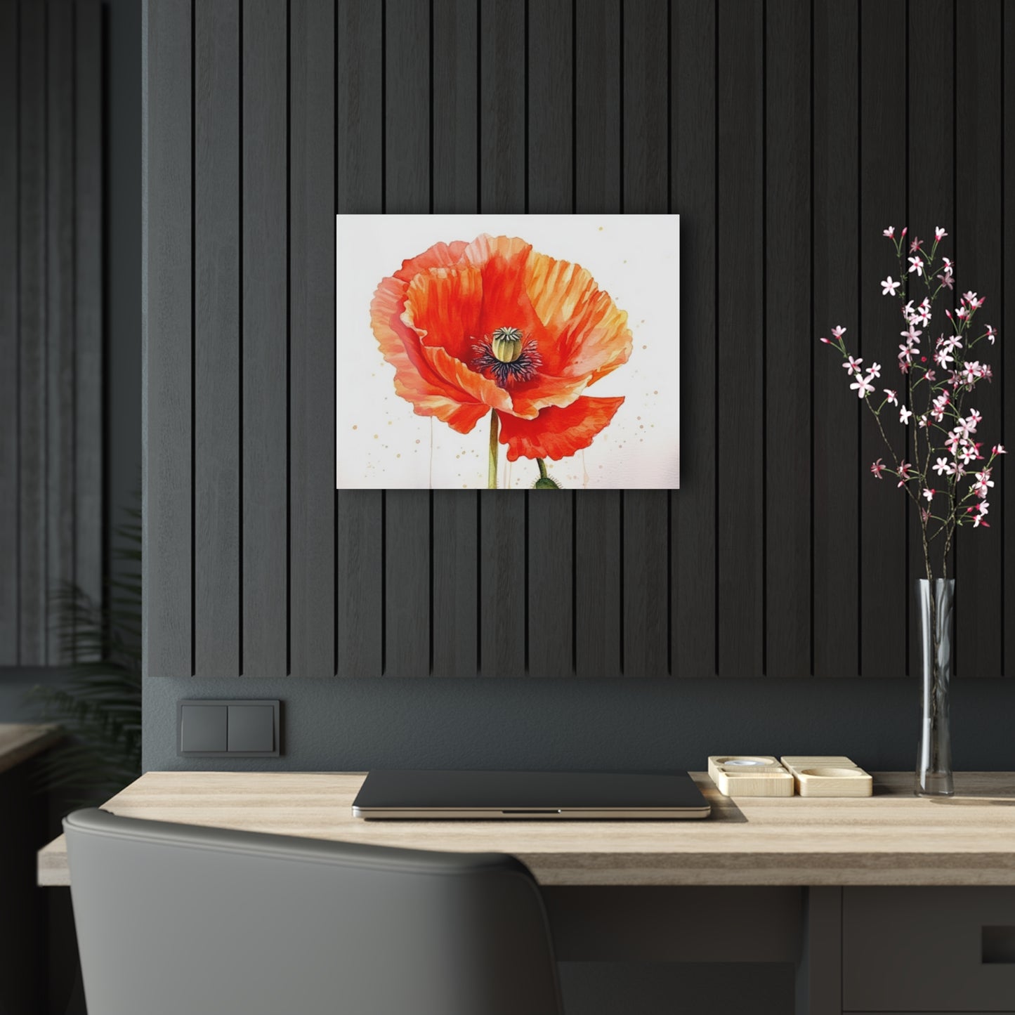 Watercolor Poppy Garden Acrylic Prints: Unleash the Beauty of Nature
