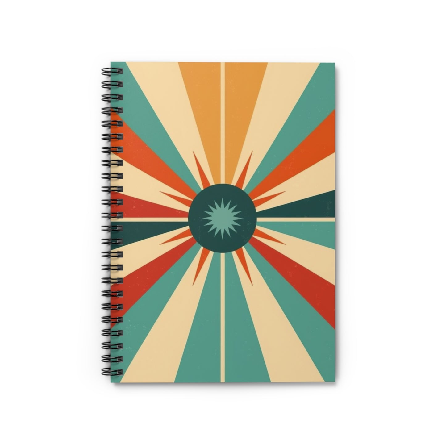 Timeless Elegance: Starburst Candy Colored 1950s and 1960s Fashion Inspired Notebook