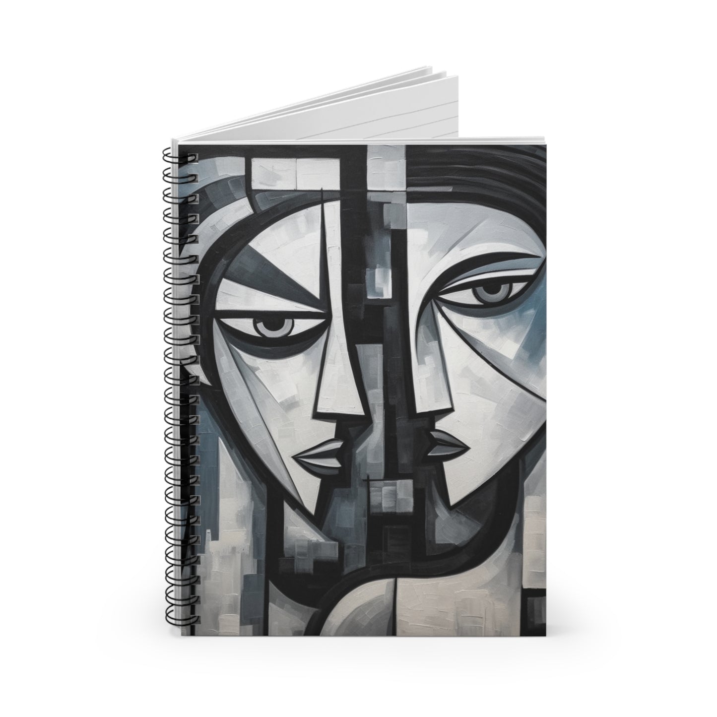 Cubist Paintings Spiral Notebook: Captivating Brush Strokes in Every Refreshing Drink