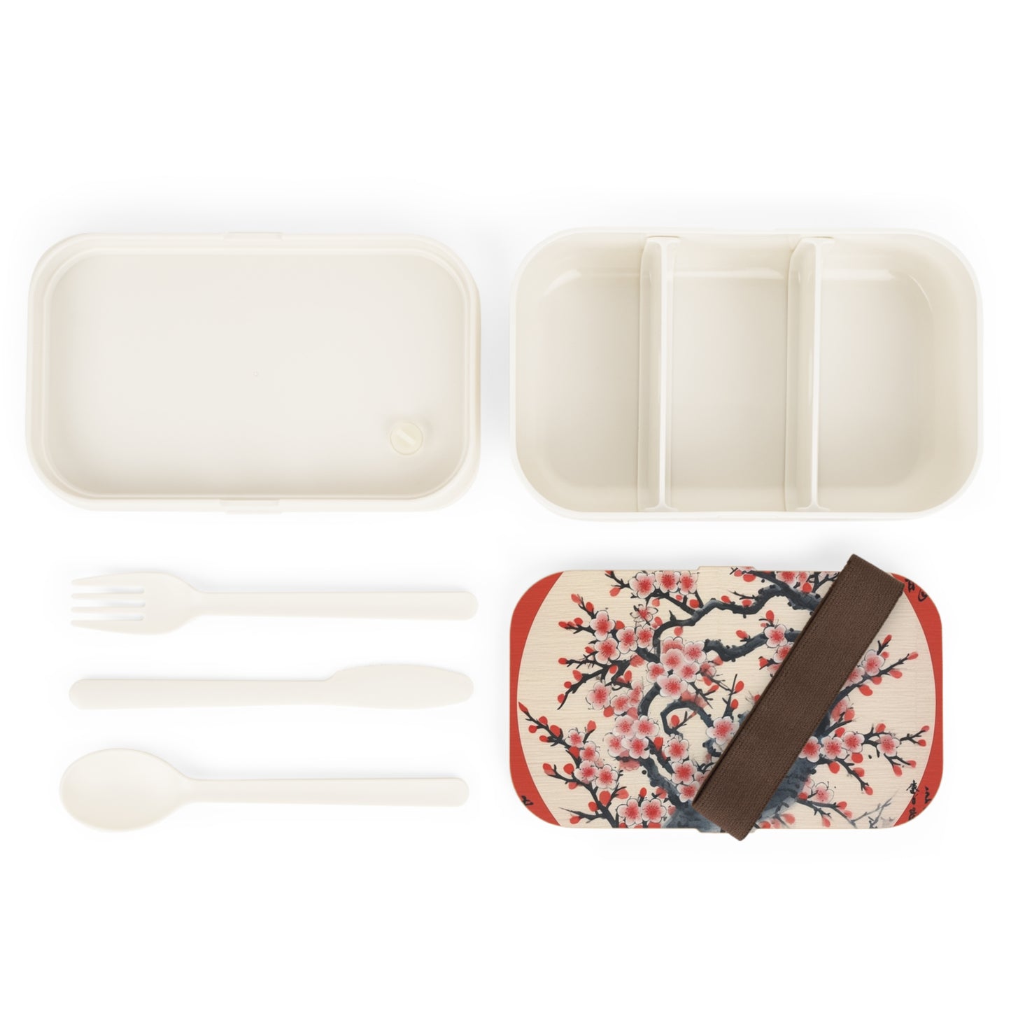 Enchanting Petal Symphony: Bento Box Celebrating Cherry Blossom Tree Drawings
