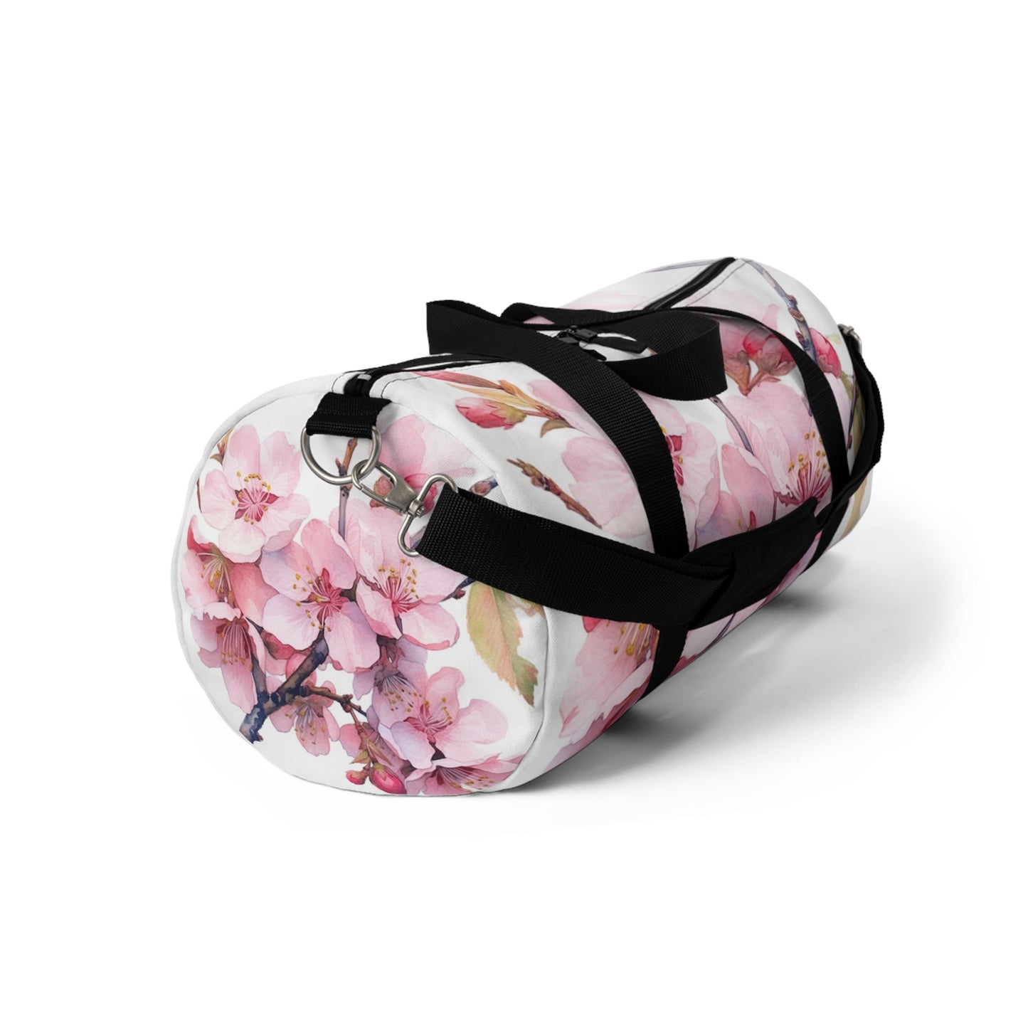 Whimsical Delight: Watercolor Cherry Blossom Tree Duffel Bag