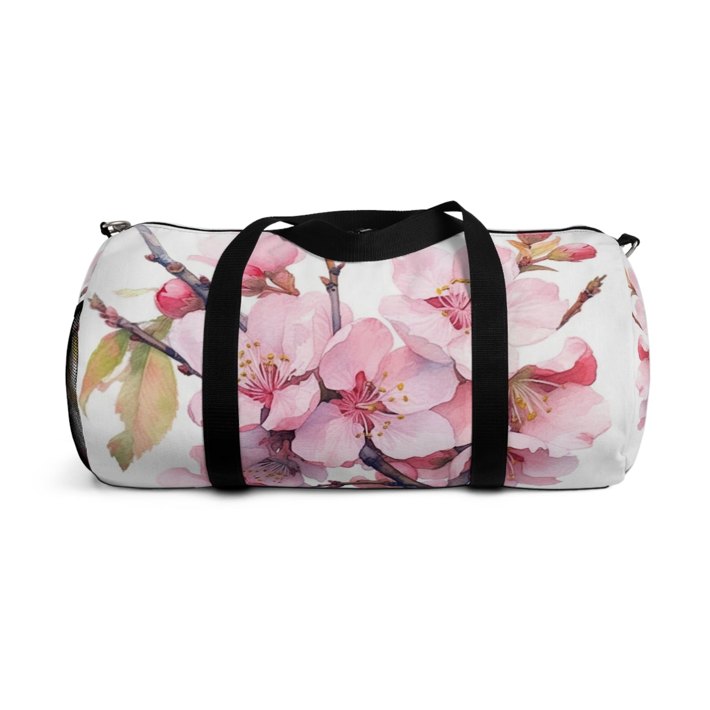 Whimsical Delight: Watercolor Cherry Blossom Tree Duffel Bag
