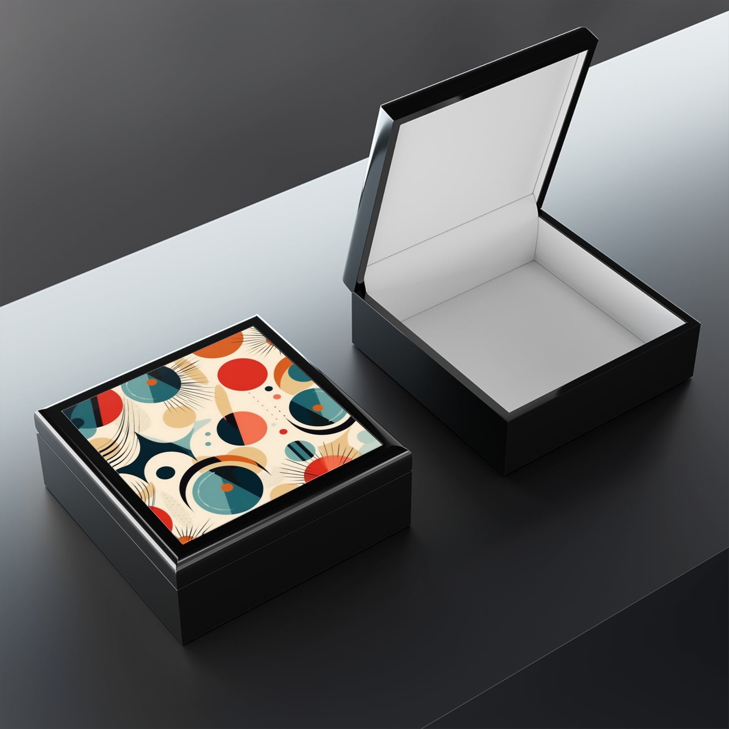 Abstract Elegance: Midcentury Modern Jewelry Box