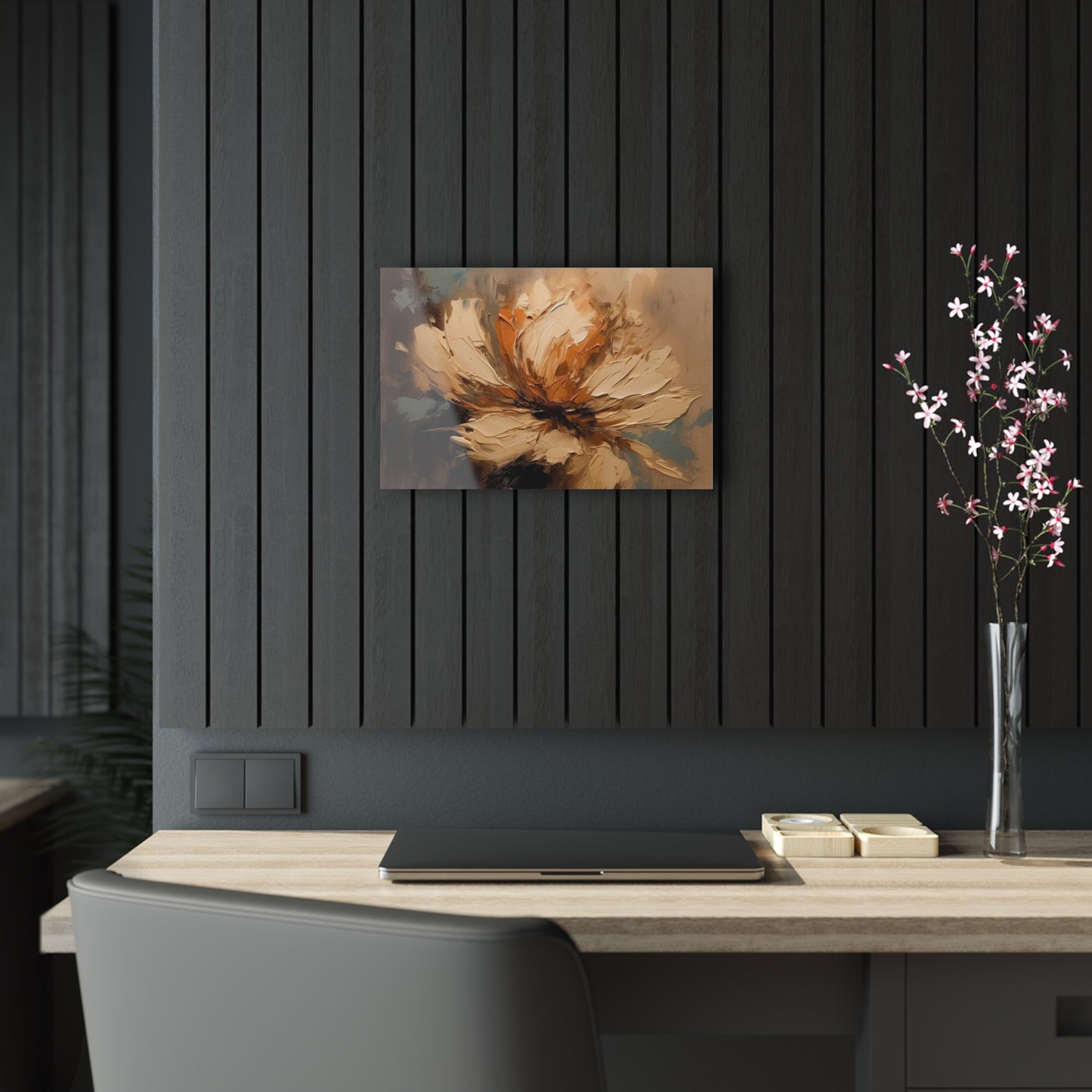 Artistic Fusion: Acrylic Prints Infused with Tan Hua-Inspired Abstract Art