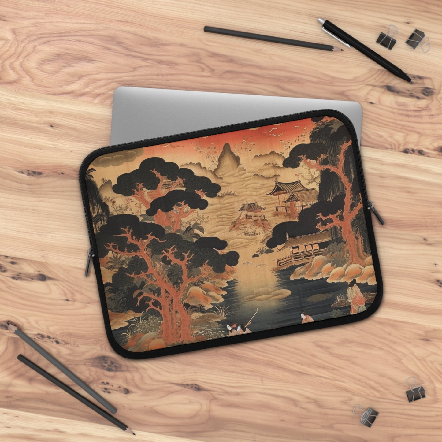 Custom Japanese Tapestry Laptop Sleeve: Your Personalized Artistic Statement