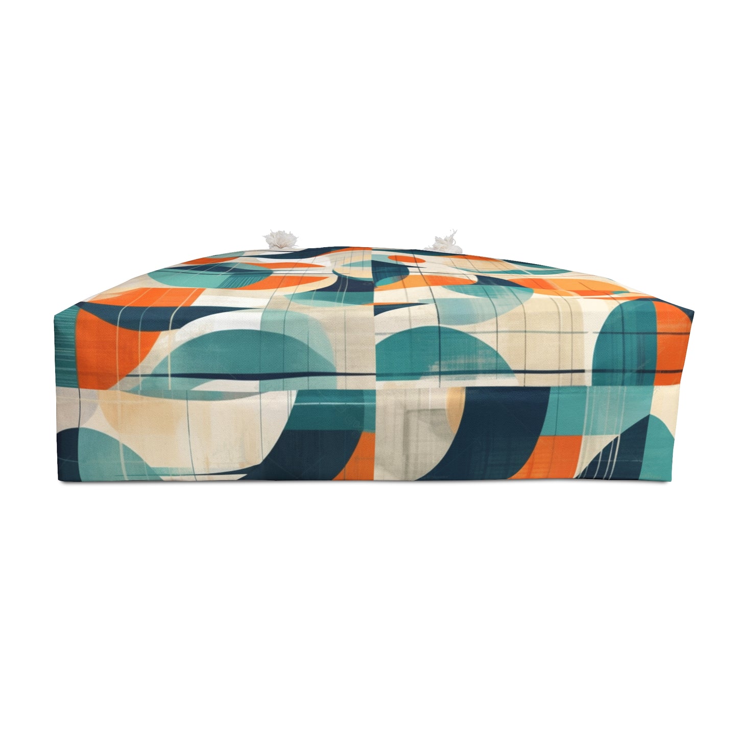 Modern Abstract Fusion: Weekender Bag with Midcentury Design