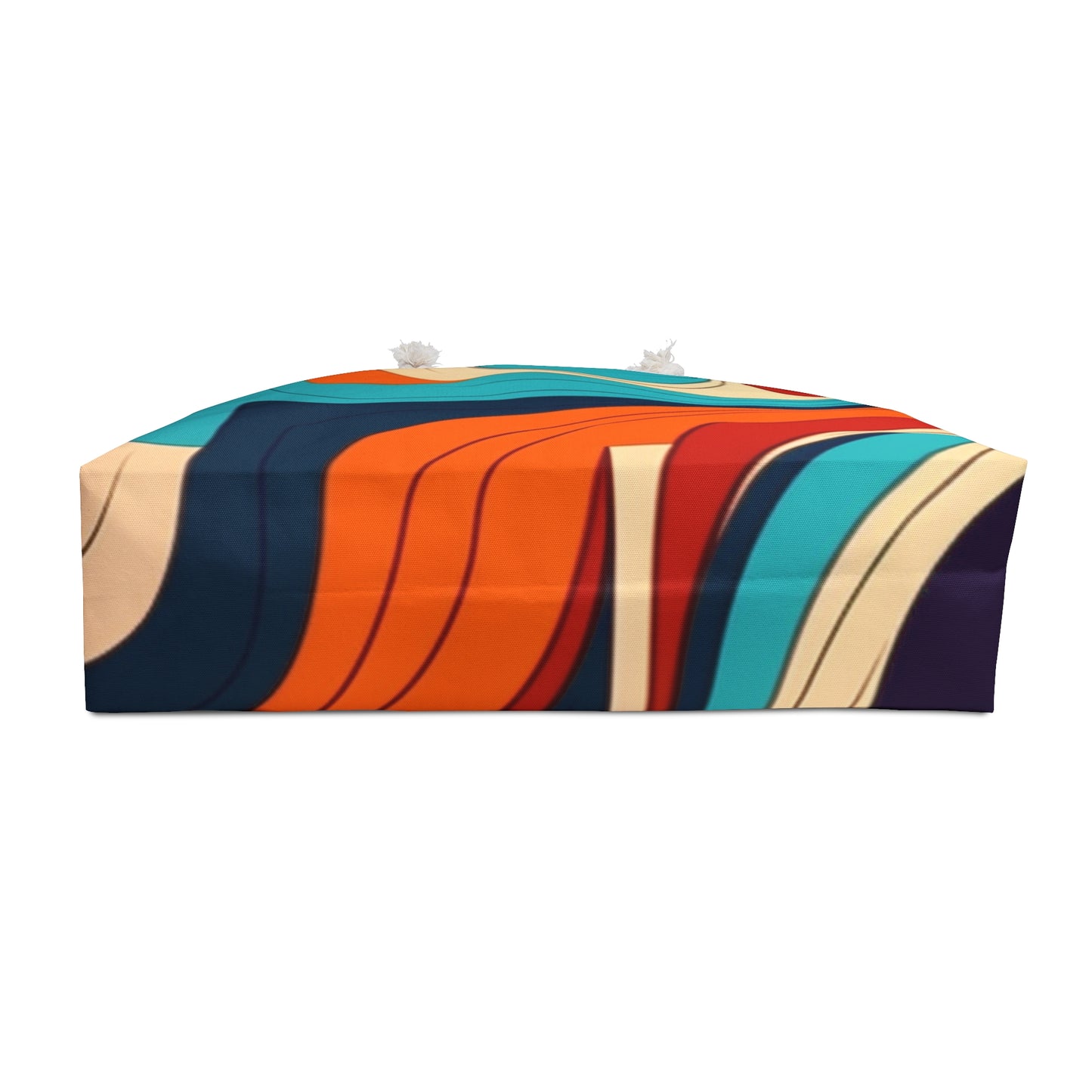 Vintage Modernism: Midcentury Modern Weekender Bag with Atomic Age Design and 1950s Fashion