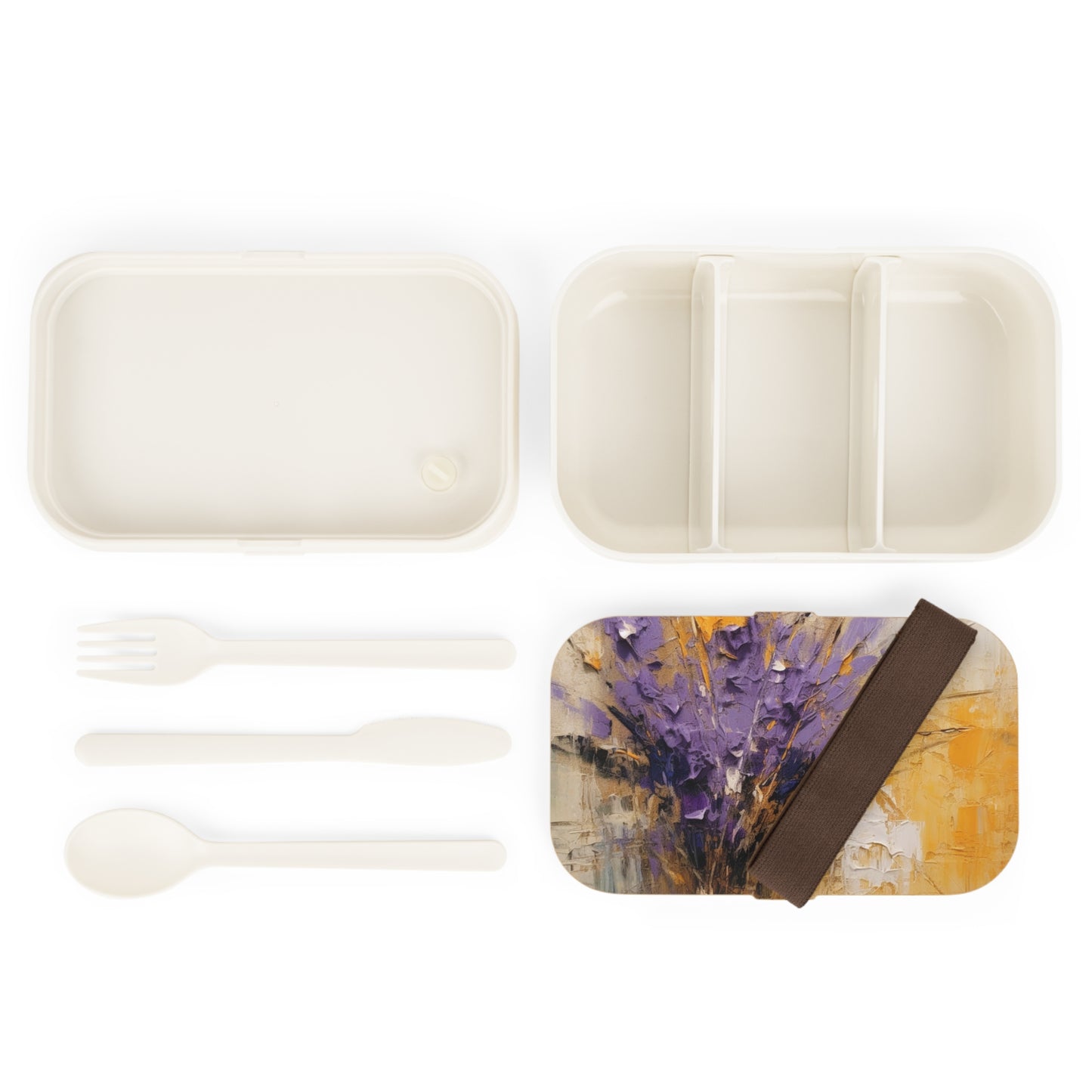Abstract Lavender Bliss: Bento Box for Artistic Inspiration