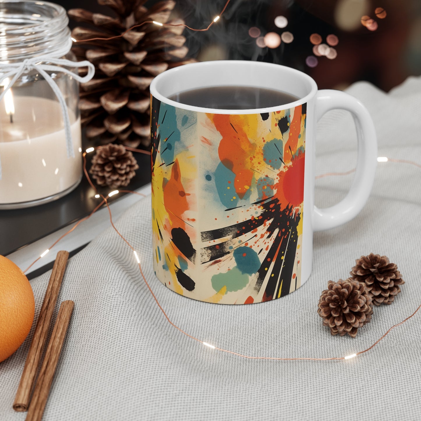Cosmic Burst Ceramic Mug