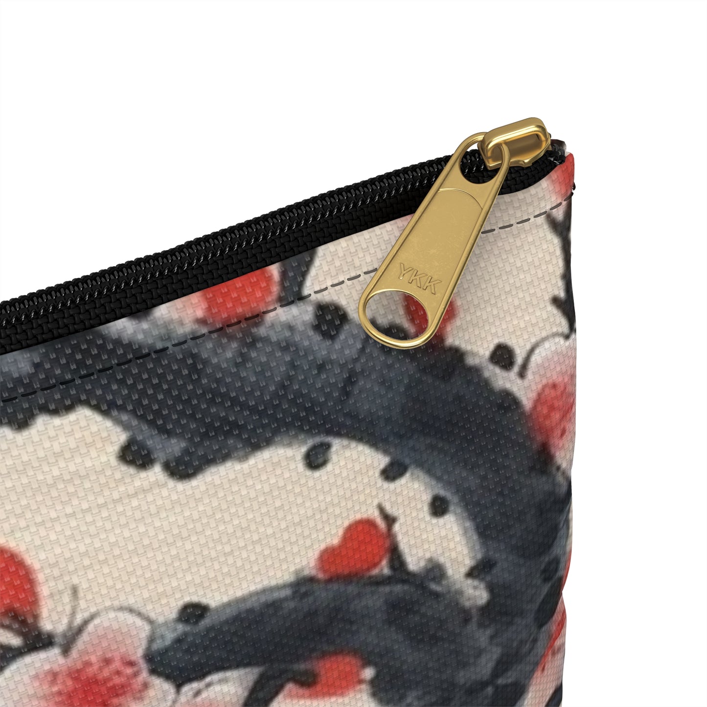 Enchanting Petal Symphony: Accessory Pouch Celebrating Cherry Blossom Tree Drawings
