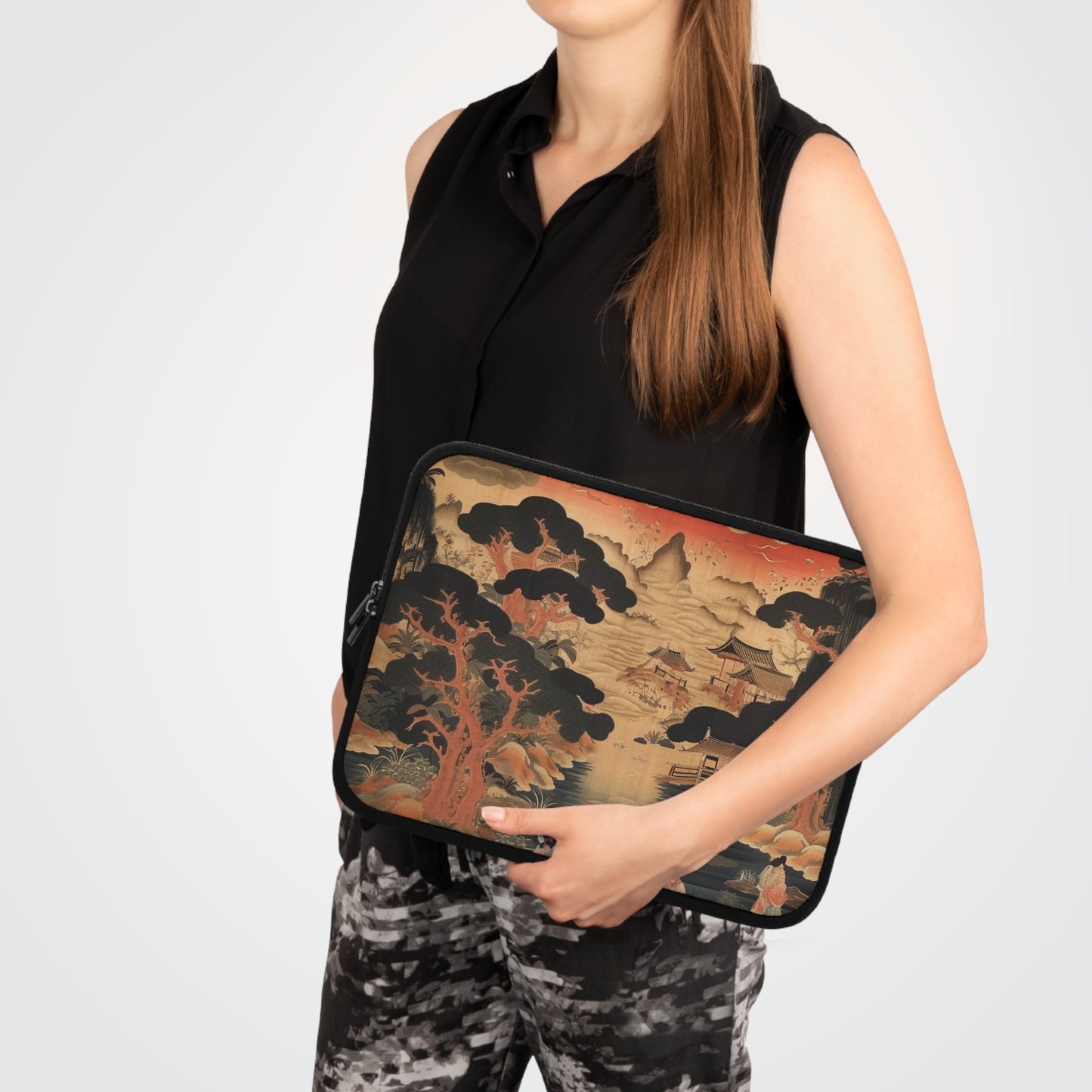 Custom Japanese Tapestry Laptop Sleeve: Your Personalized Artistic Statement