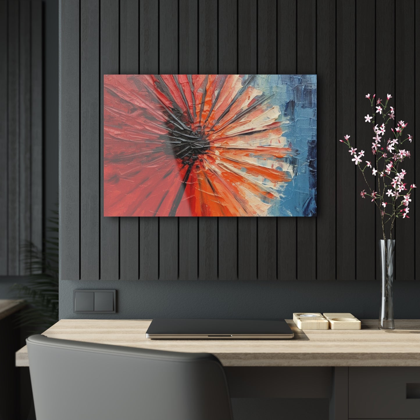 Umbrella Painting Acrylic Prints: Channel Your Inner Artist with Abstract Oil Paint