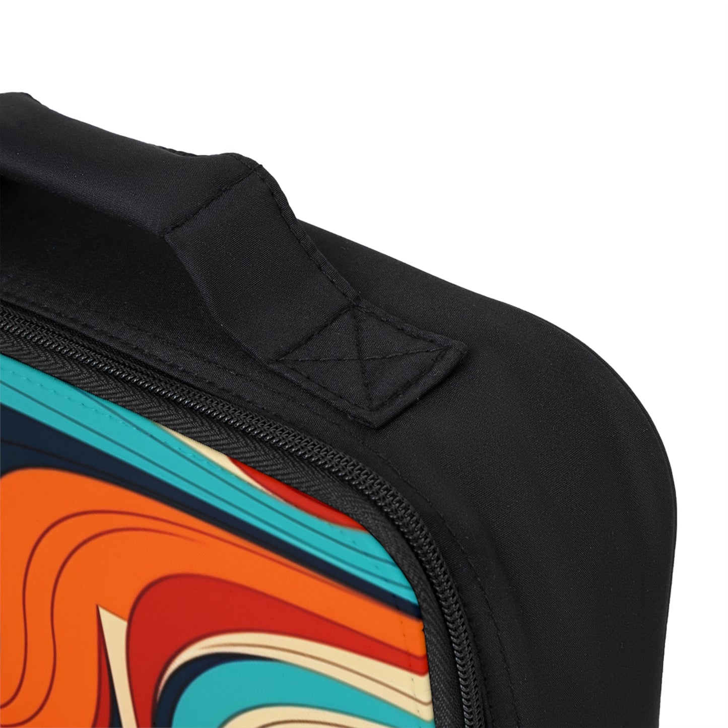 Midcentury Abstractions: Abstract-Inspired Lunch Bag for Atomic Age Design