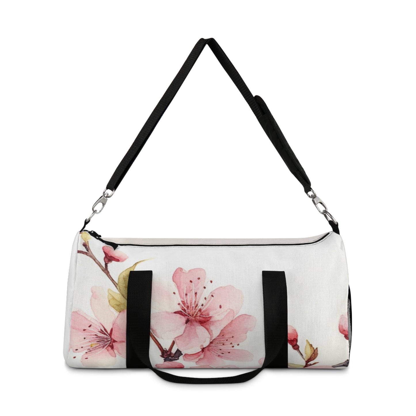 Watercolor Cherry Blossom Duffel Bag