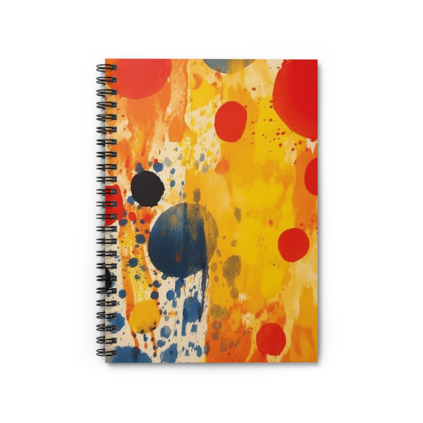 Gutai Inspiration: Color Patch Spiral Notebook