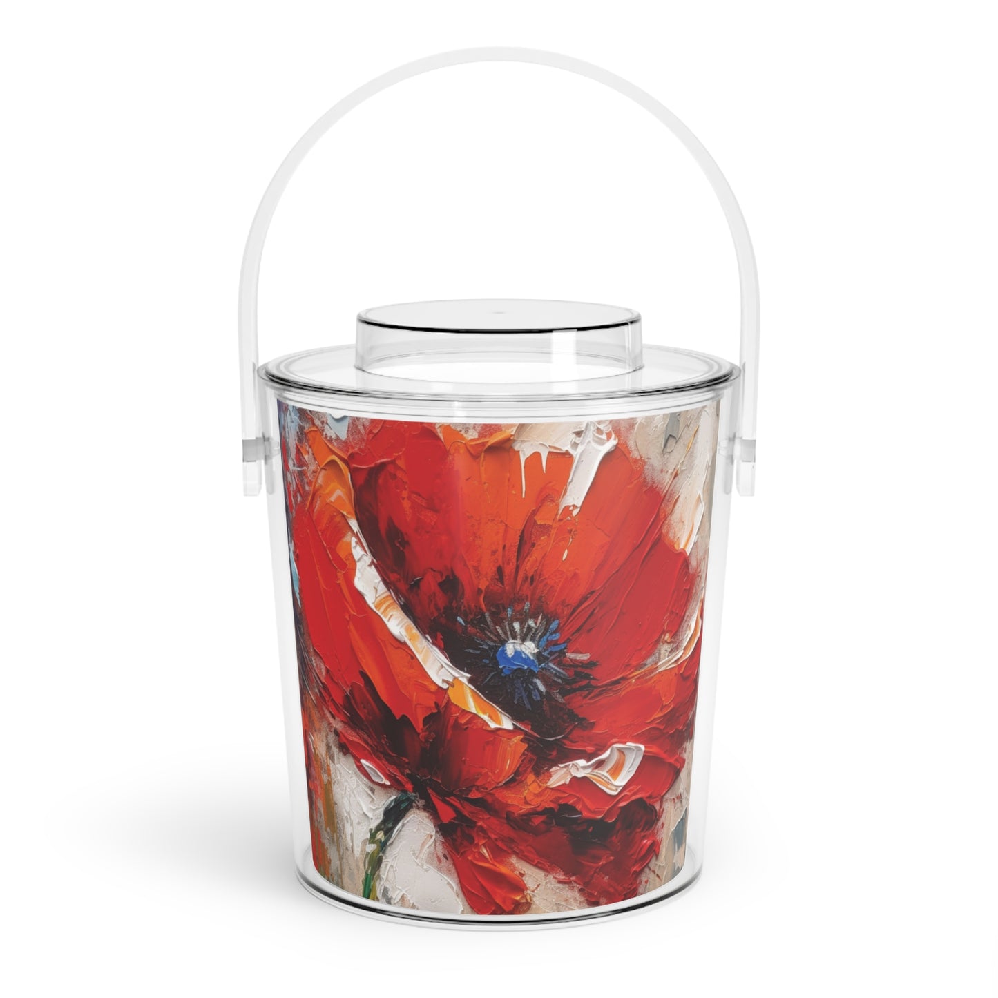 Unleash Your Creativity with Poppy Ice Bucket with Tongs: A Blossoming Artistic Journey