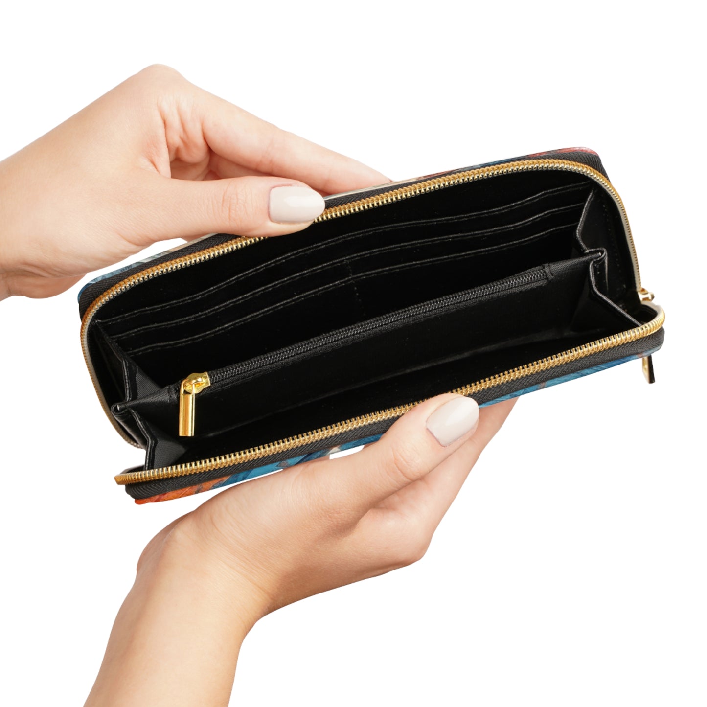 Best Midcentury Modern Abstract Art Zipper Wallet